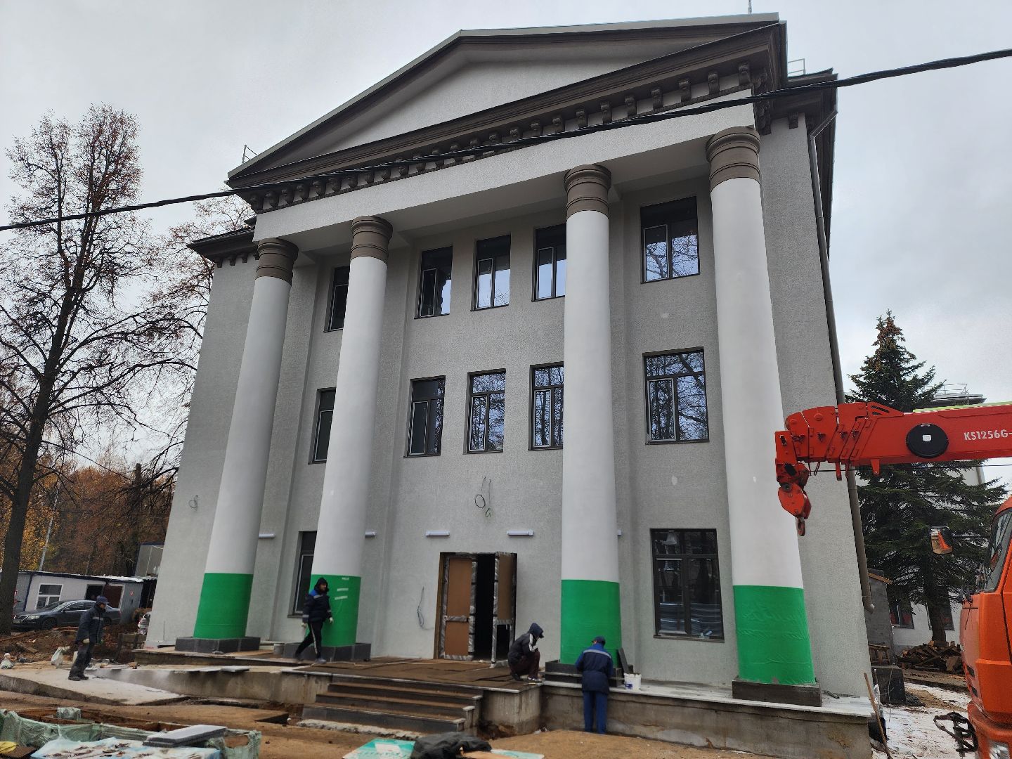 королёв, поликлиника 1 в королеве, капитальный  ремонт,