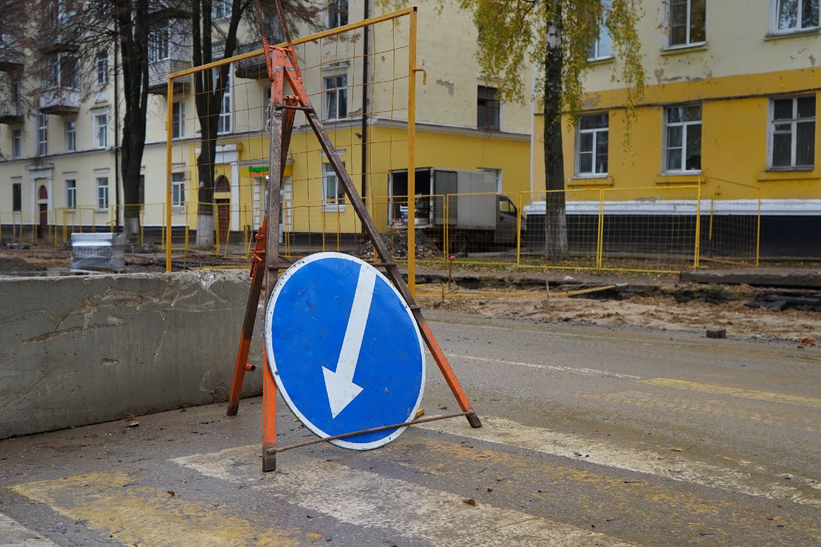 ступино, ремонт теплотрассы, улица горького,