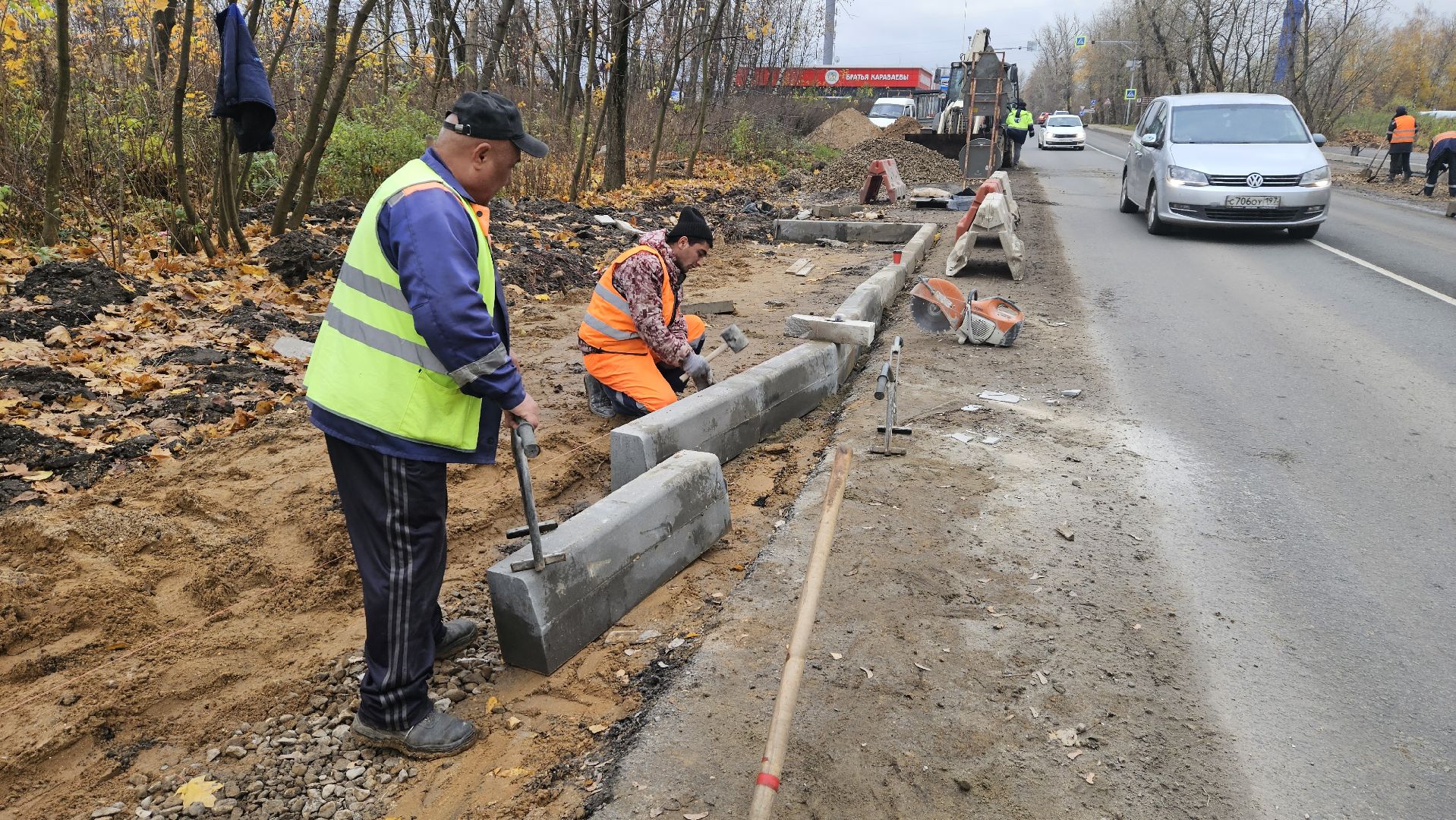долгопрудный, новые водники, автобусная остановка, строительство, благоустройство,