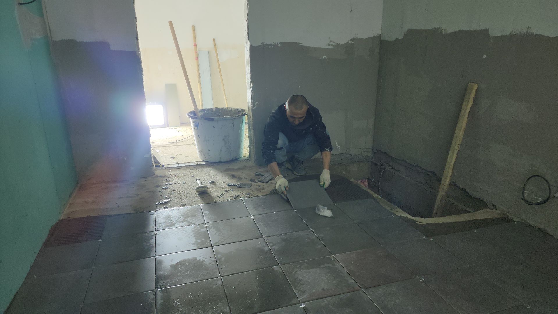 Строительство бассейна , Лобня, фок в лобне, Фок с бассейном , Благоустройство ,