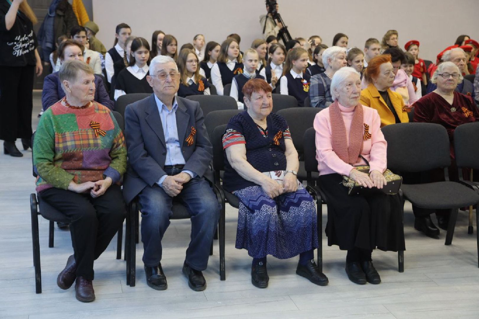 Сергиев Посад, Сергиево-Посадский городской округ, День Победы, Ветераны, 9 мая, Праздник, ВОВ, школа, юнармейцы