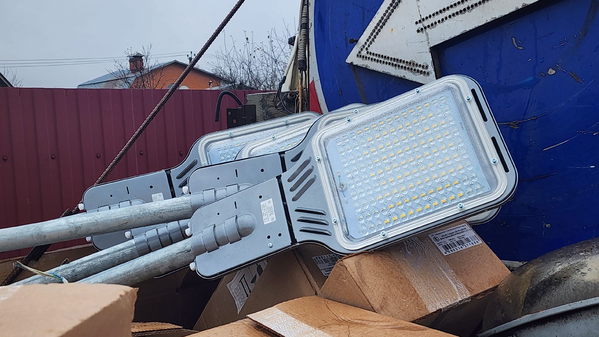 клин, деревня никитское, светлый город, уличное освещение,