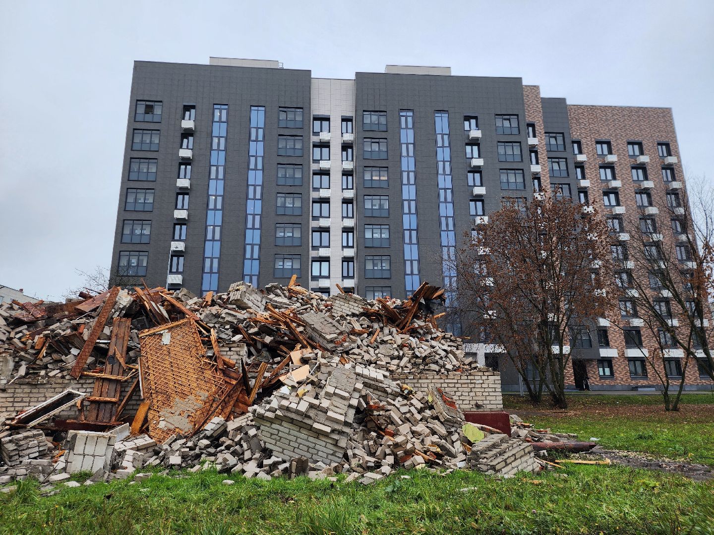 снос аварийного дома, переселение из аварийного жилья, аварийный дом, старая купавна, богородский городский округ,