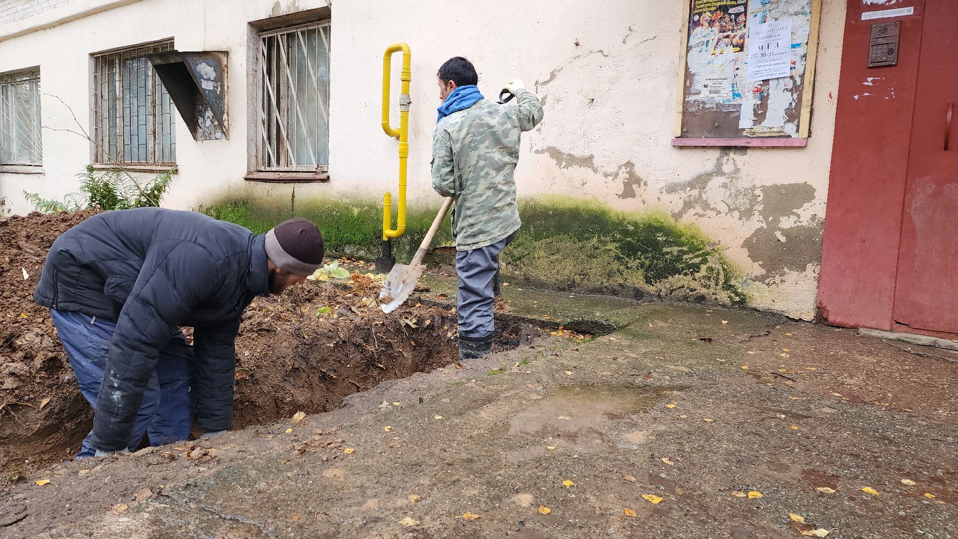 истра, жкх, ремонт канализационного коллектора,