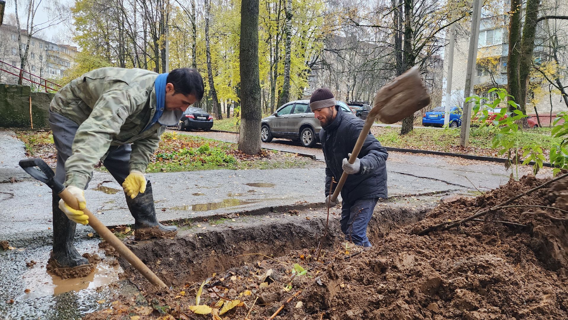 истра, жкх, ремонт канализационного коллектора,