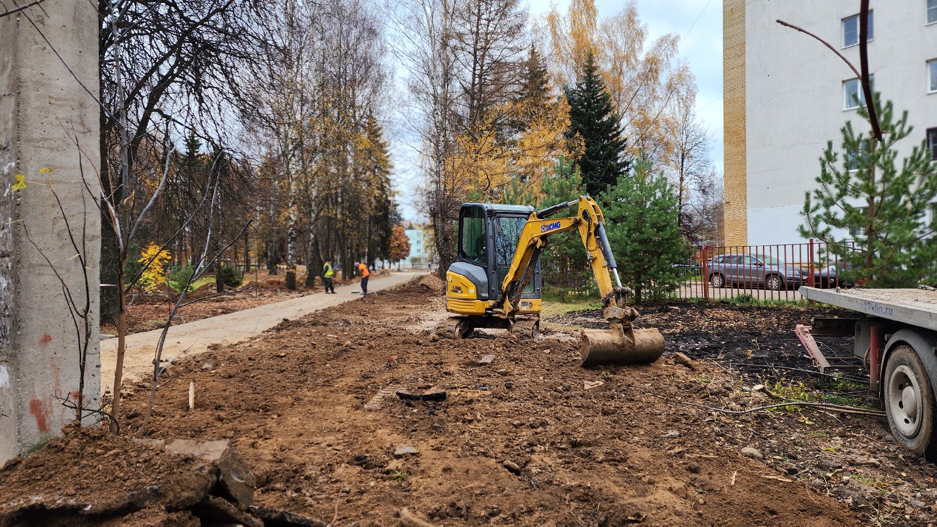 клин, молодежный сквер, благоустройство ,