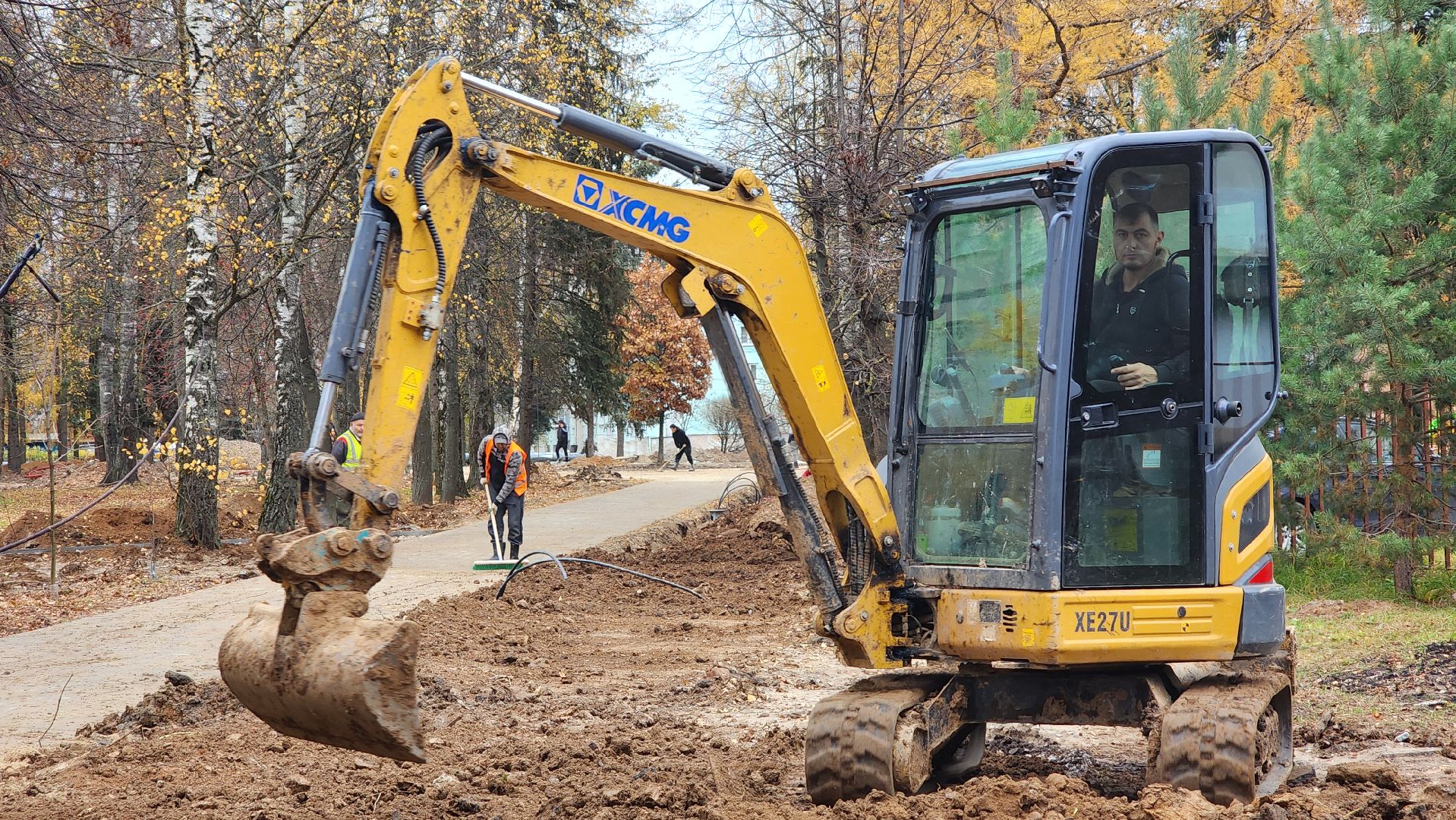 клин, молодежный сквер, благоустройство ,