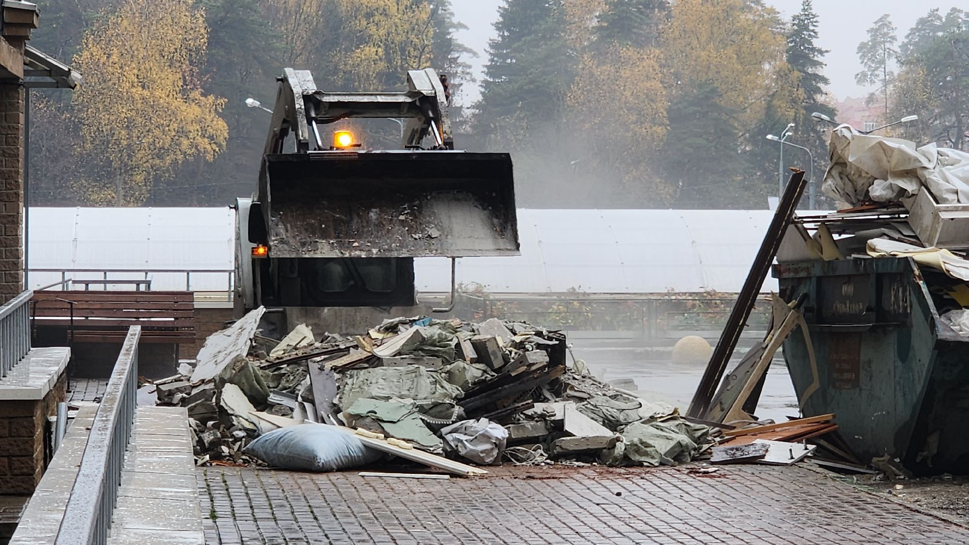 чп, красногорск, прилет, устранение последствий,