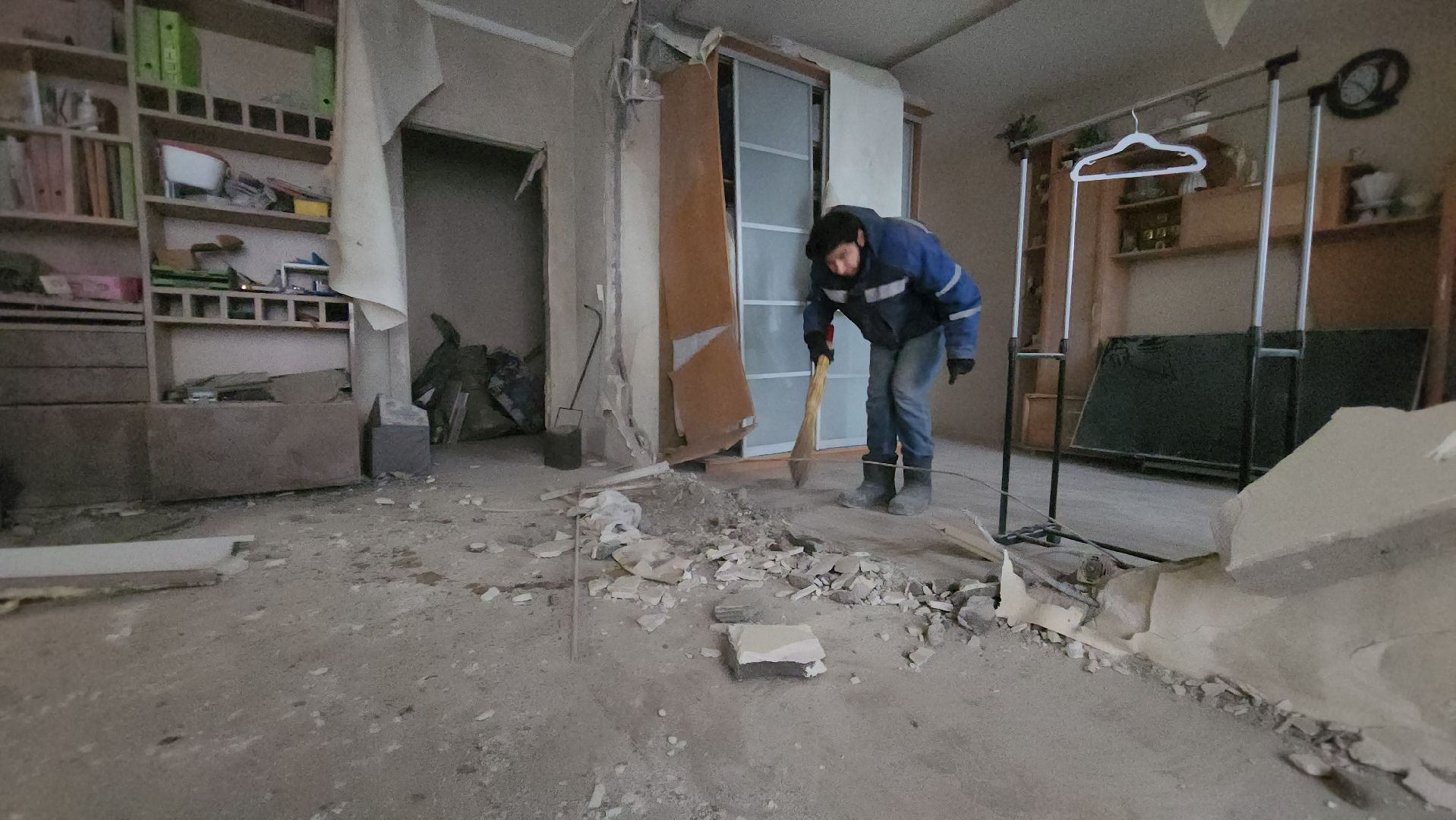 чп, красногорск, прилет, устранение последствий,