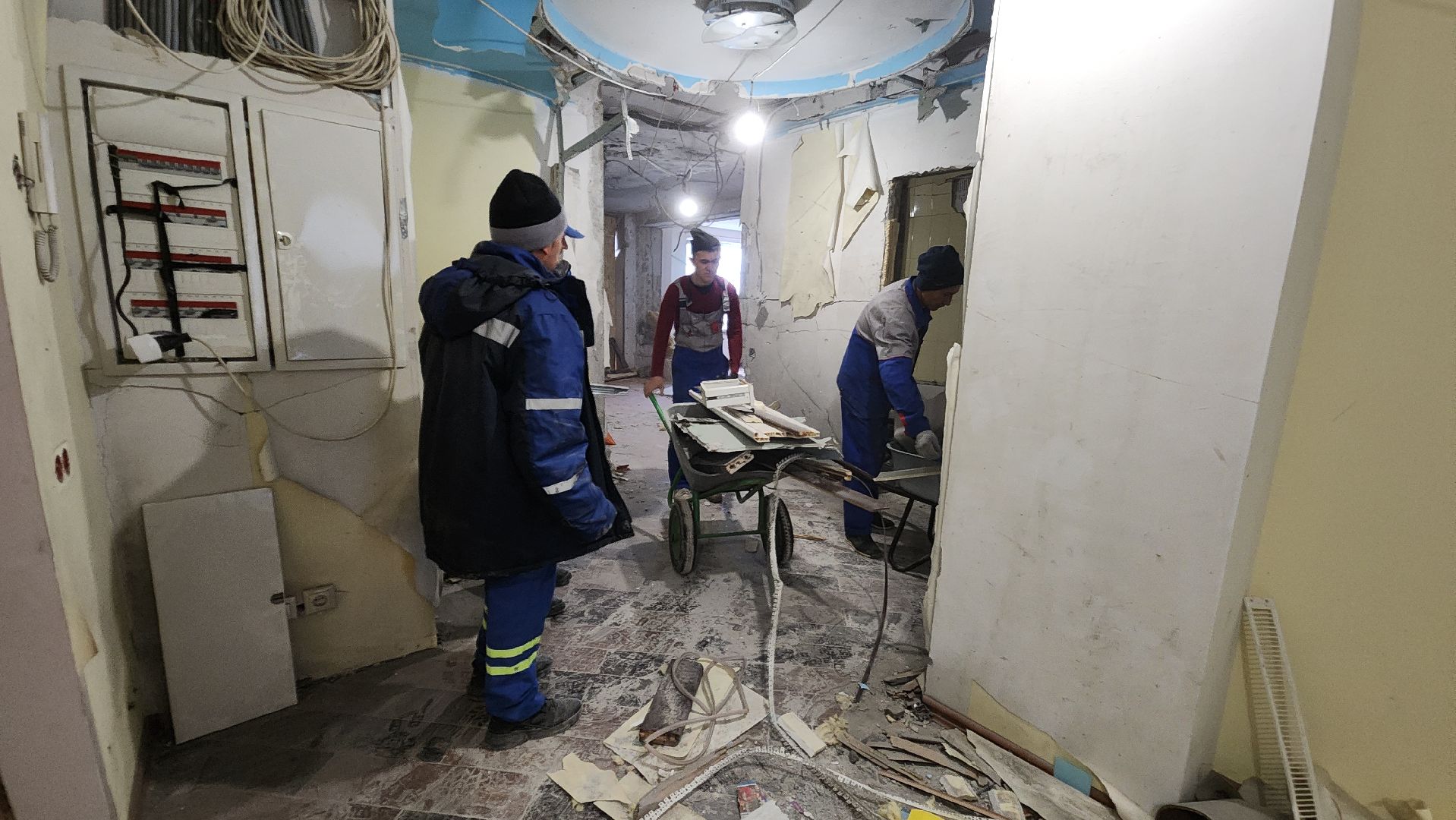 чп, красногорск, прилет, устранение последствий,