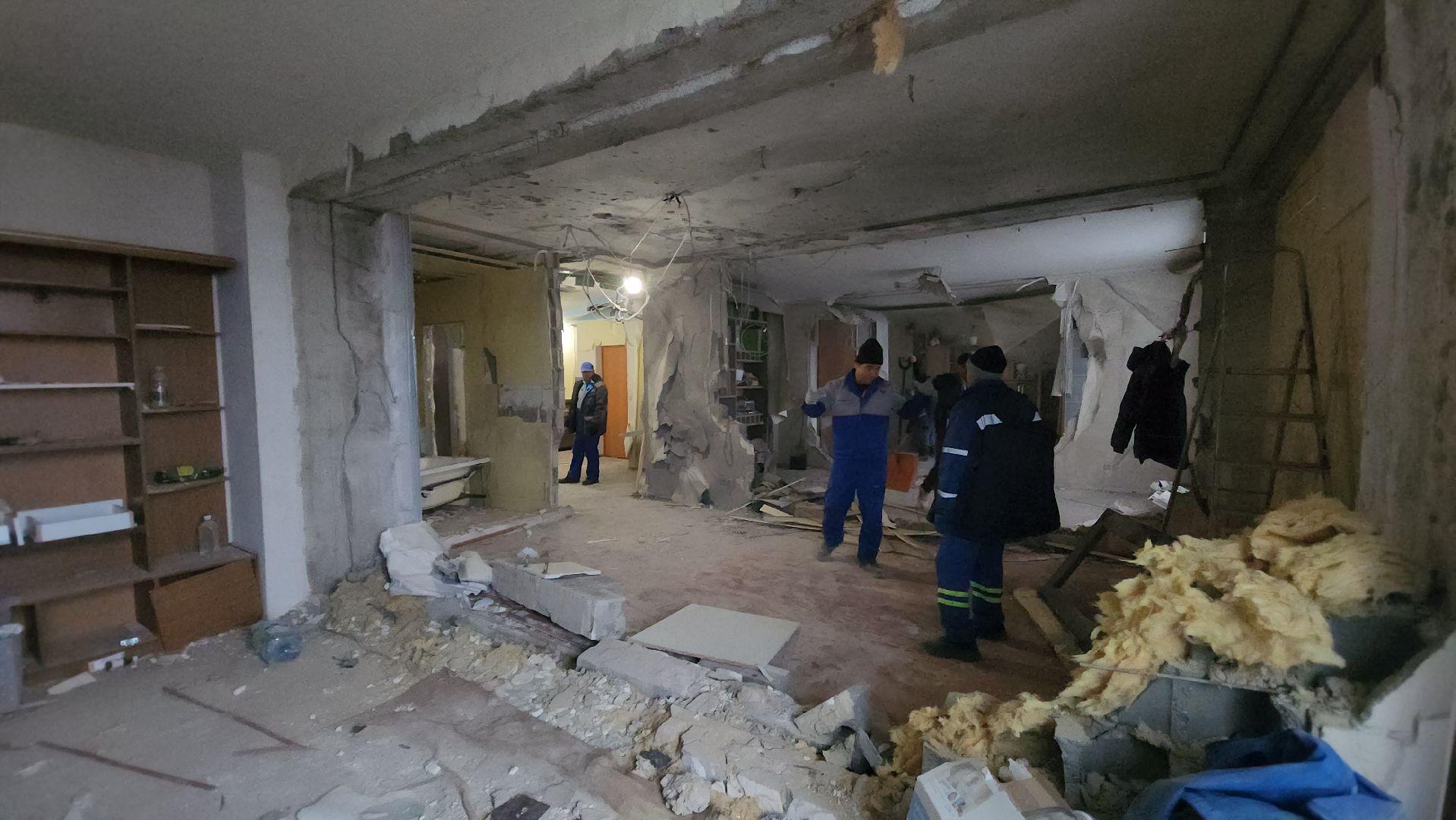 чп, красногорск, прилет, устранение последствий,