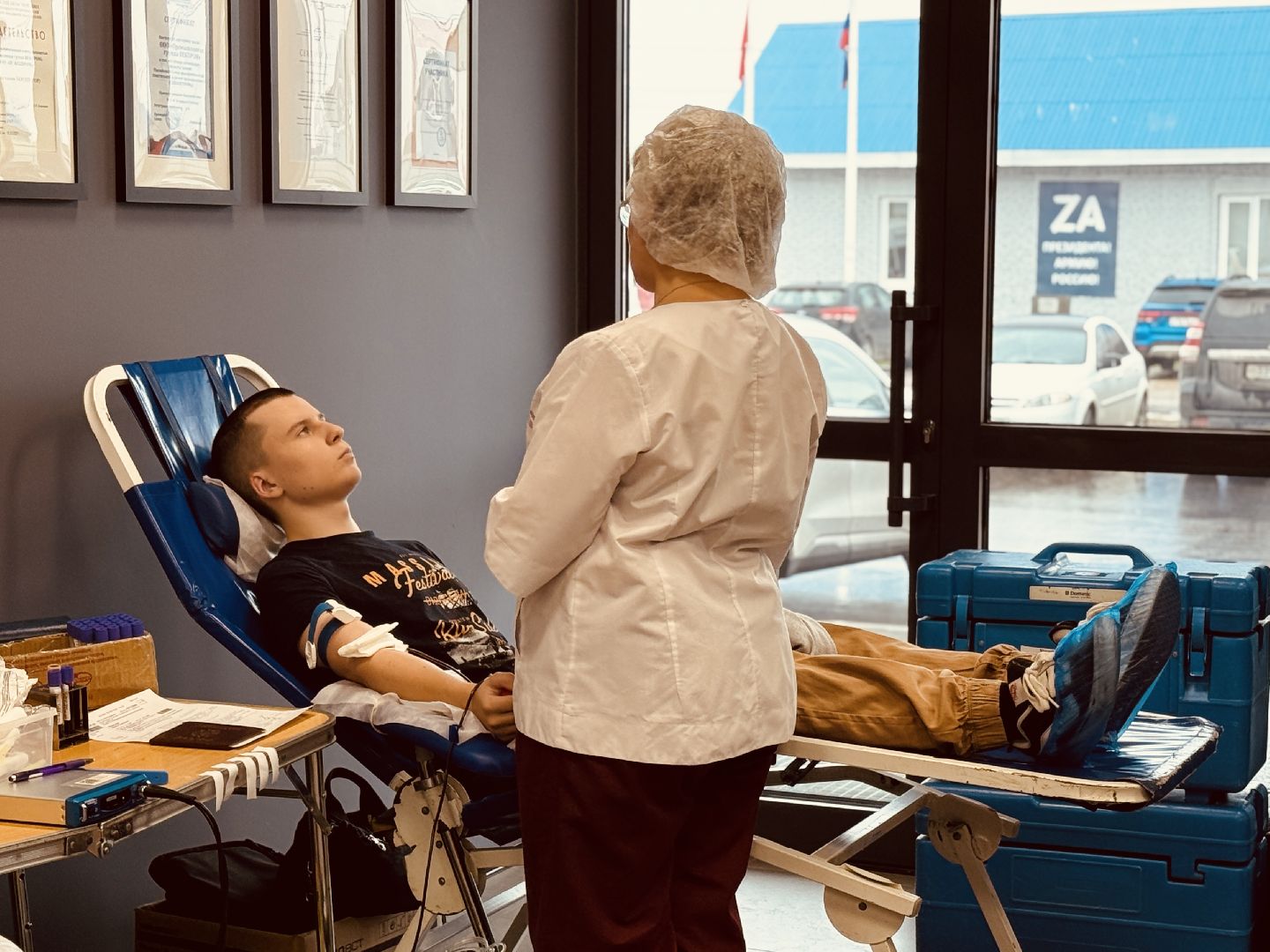 Раменское, день донора, сдача крови, благотворительность, векпром,