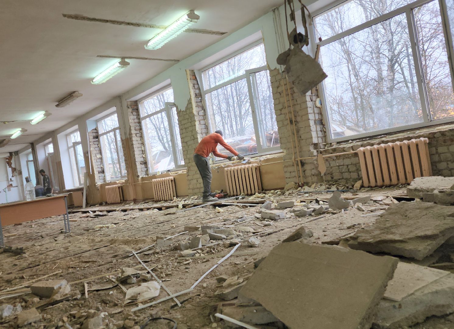 ремонт школ, орехово-зуевский округ, кабаново,