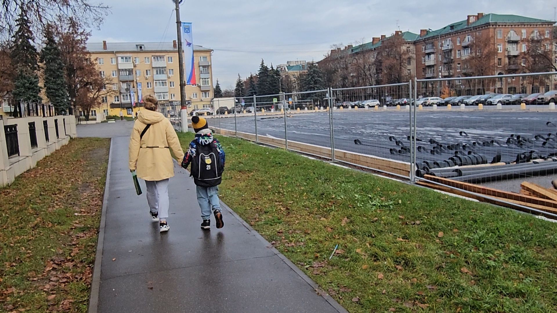 каток, зима в подмосковье, жуковский,