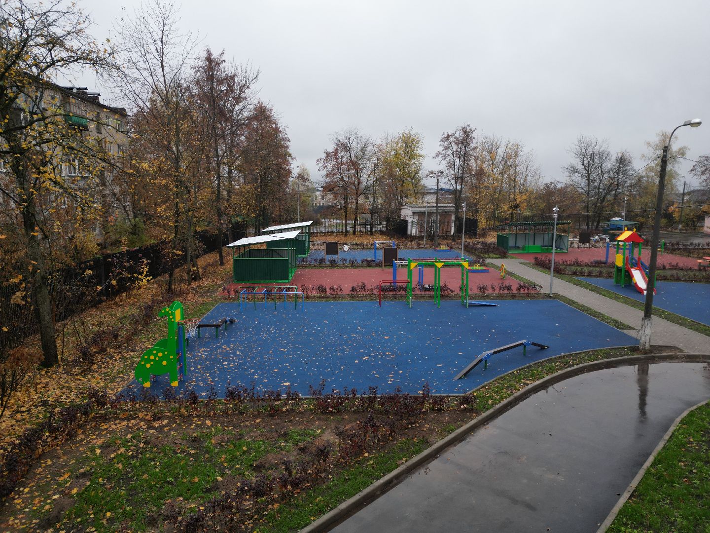 видео с коптера, детский сад ивушка,