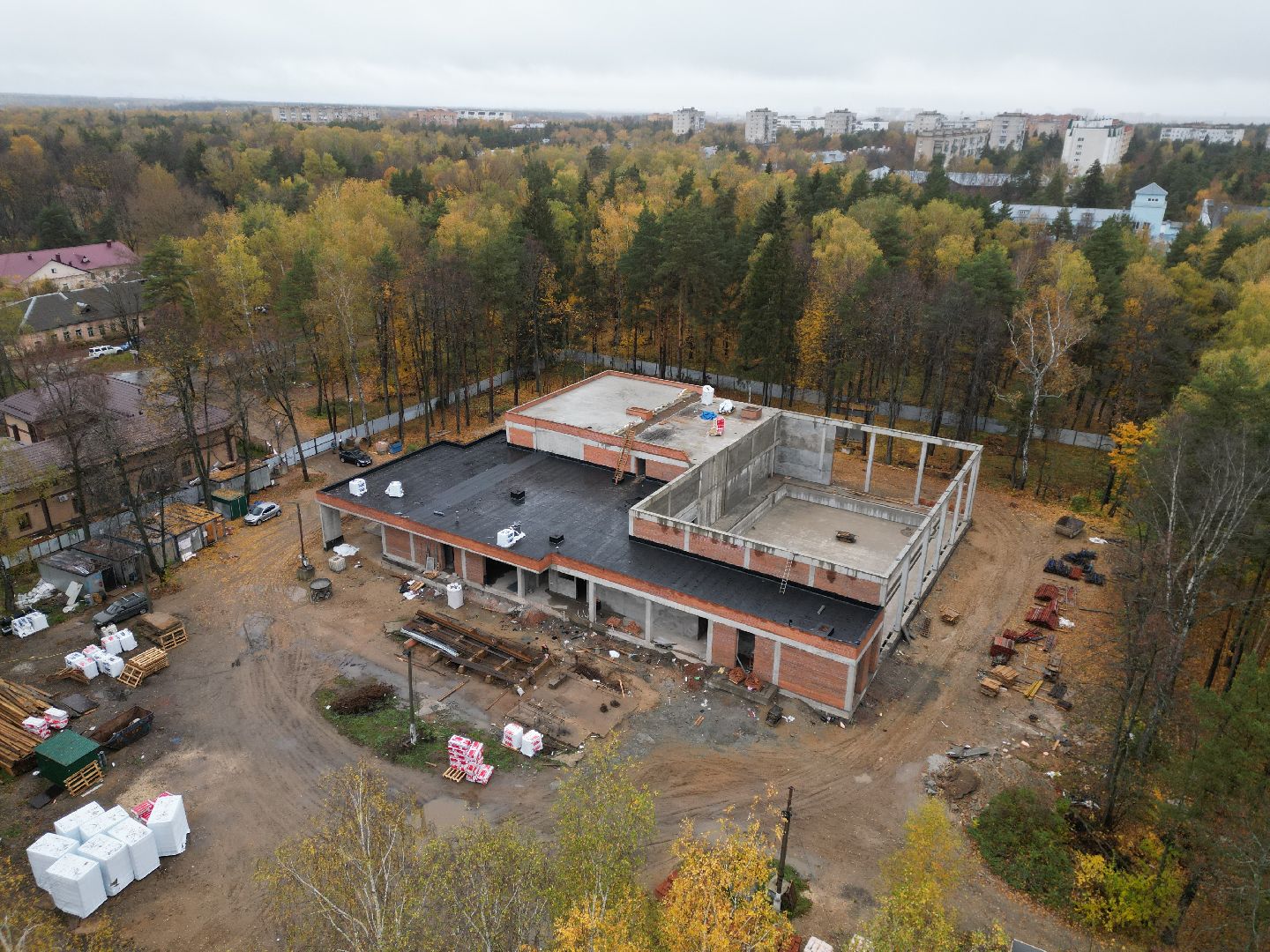 видео с коптера, бассейн в монино, бассейн щелково,