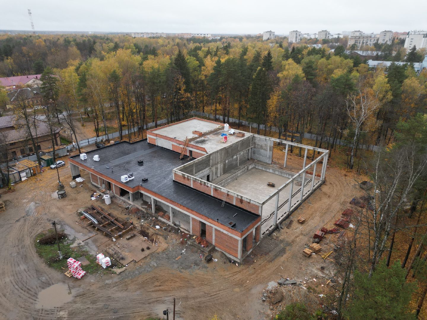 видео с коптера, бассейн в монино, бассейн щелково,