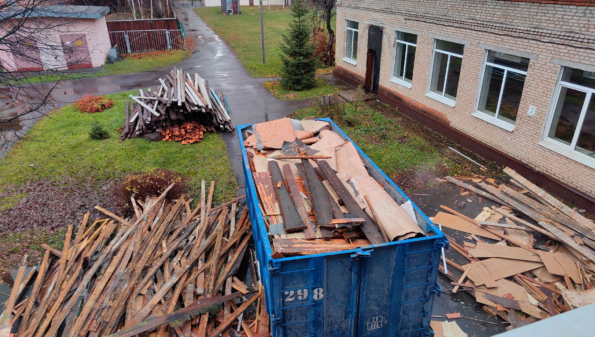 демонтаж, здание, школа, капремонт,