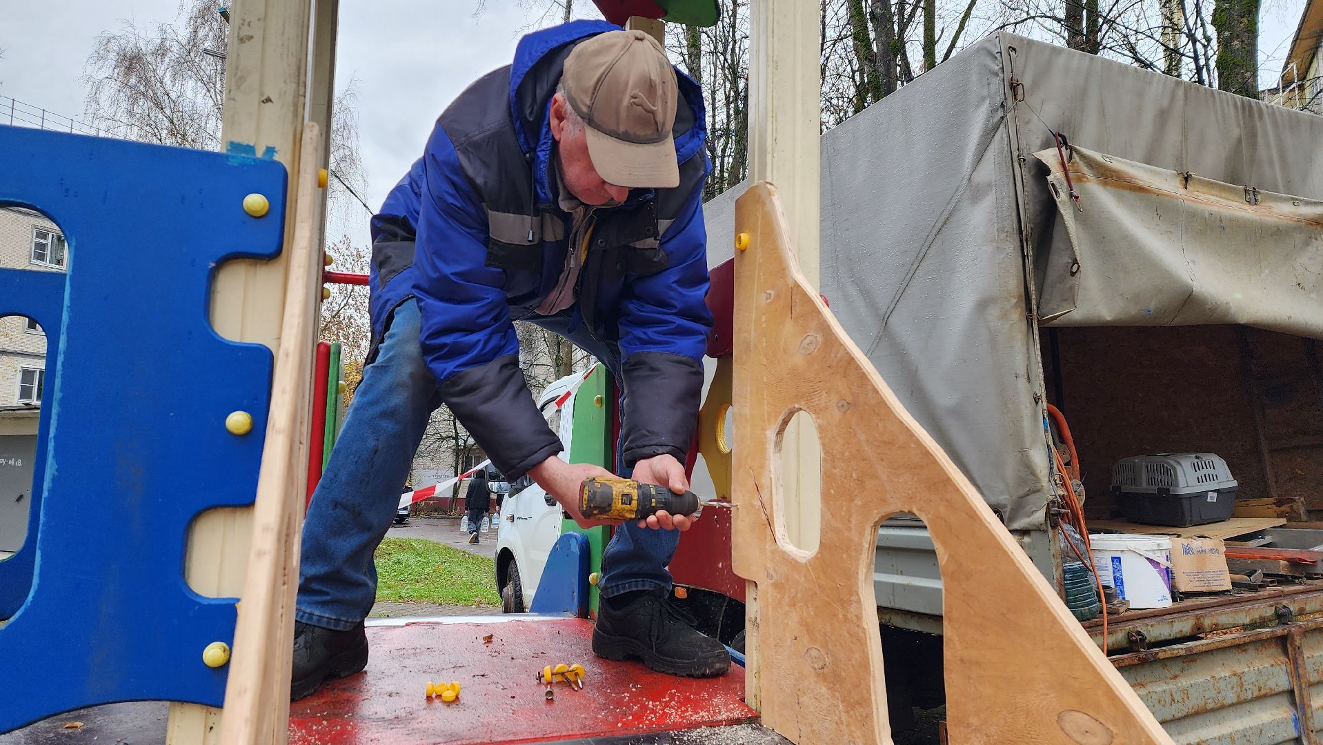 истра, благоустройство, десткая площадка,