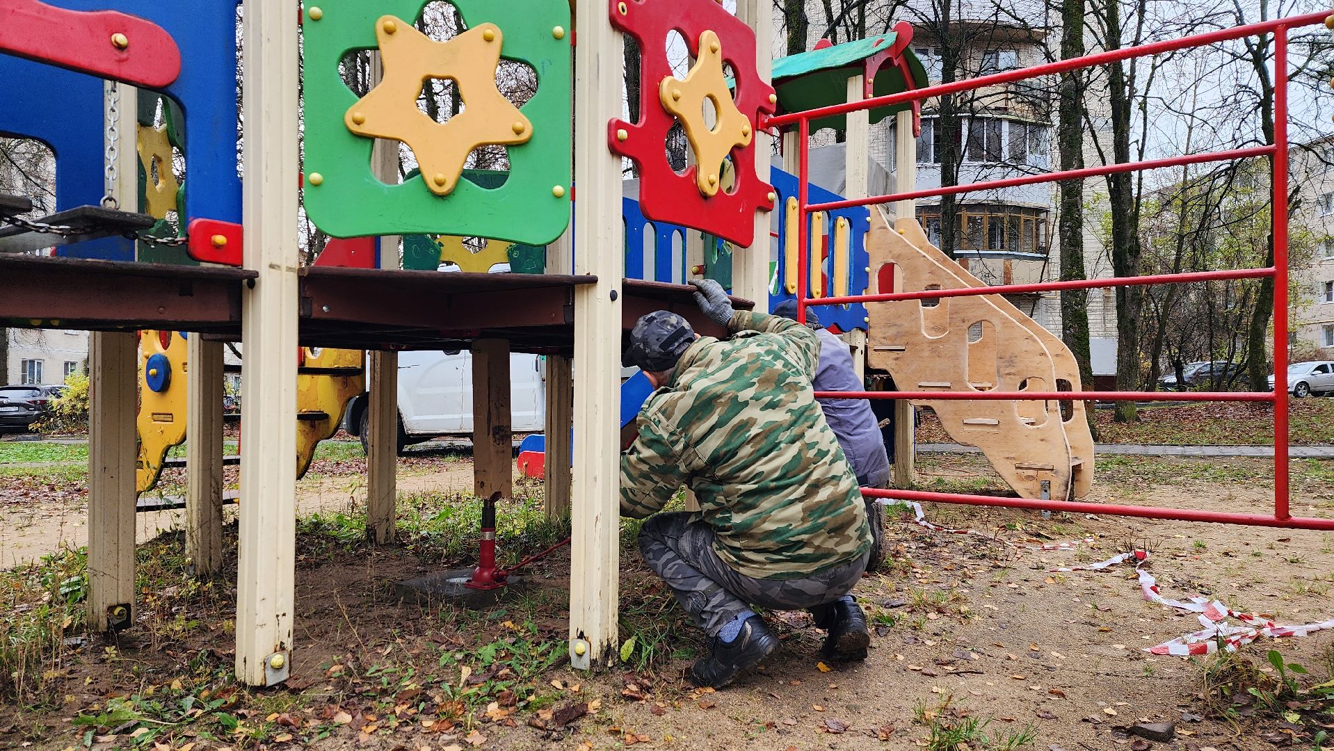 истра, благоустройство, десткая площадка,