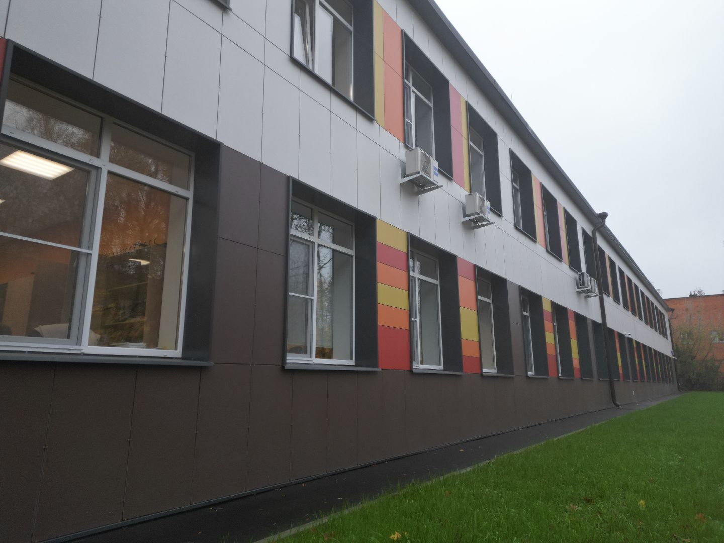 видео с коптера, ремонт школы 24 щелково,