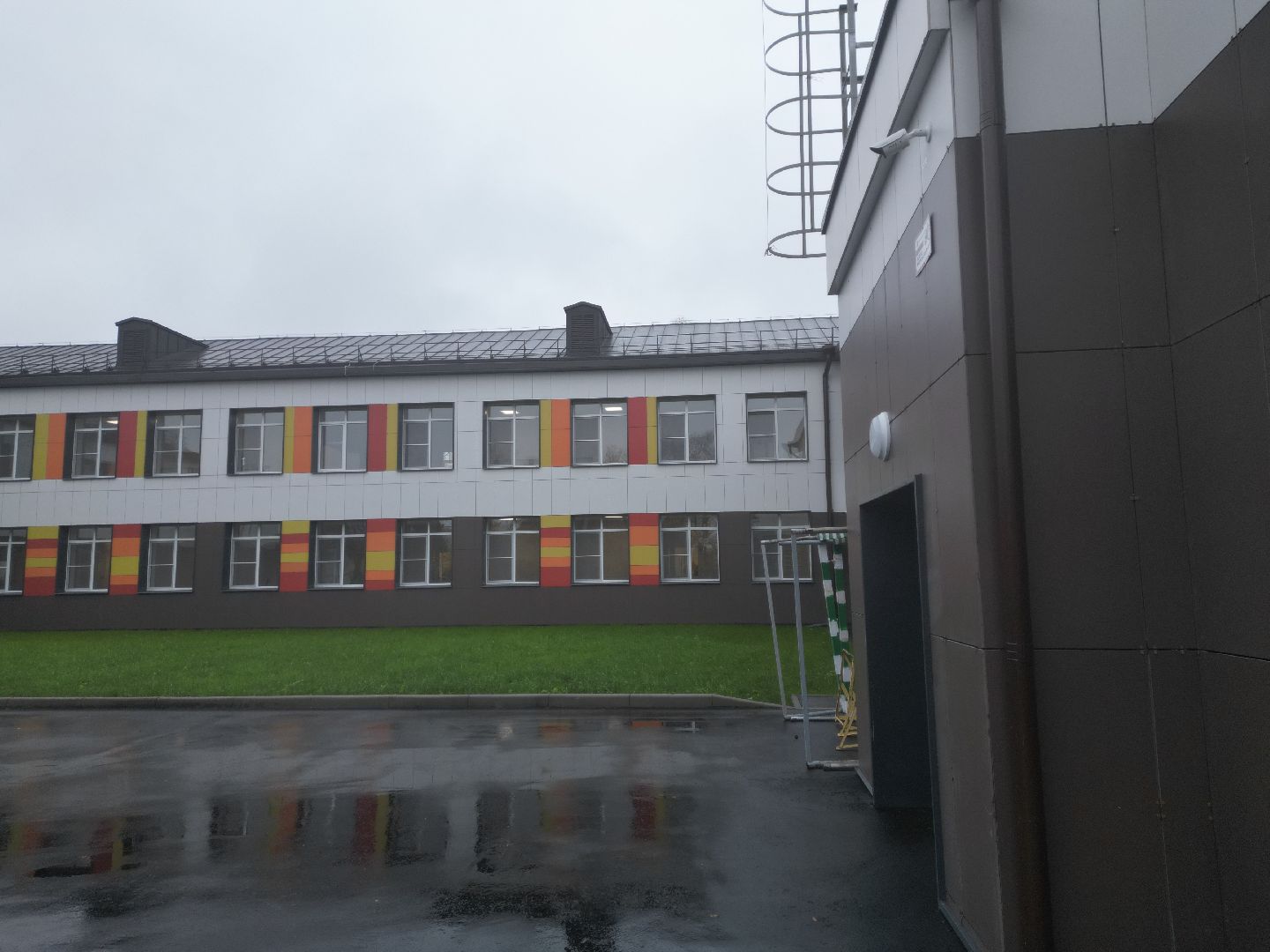 видео с коптера, ремонт школы 24 щелково,