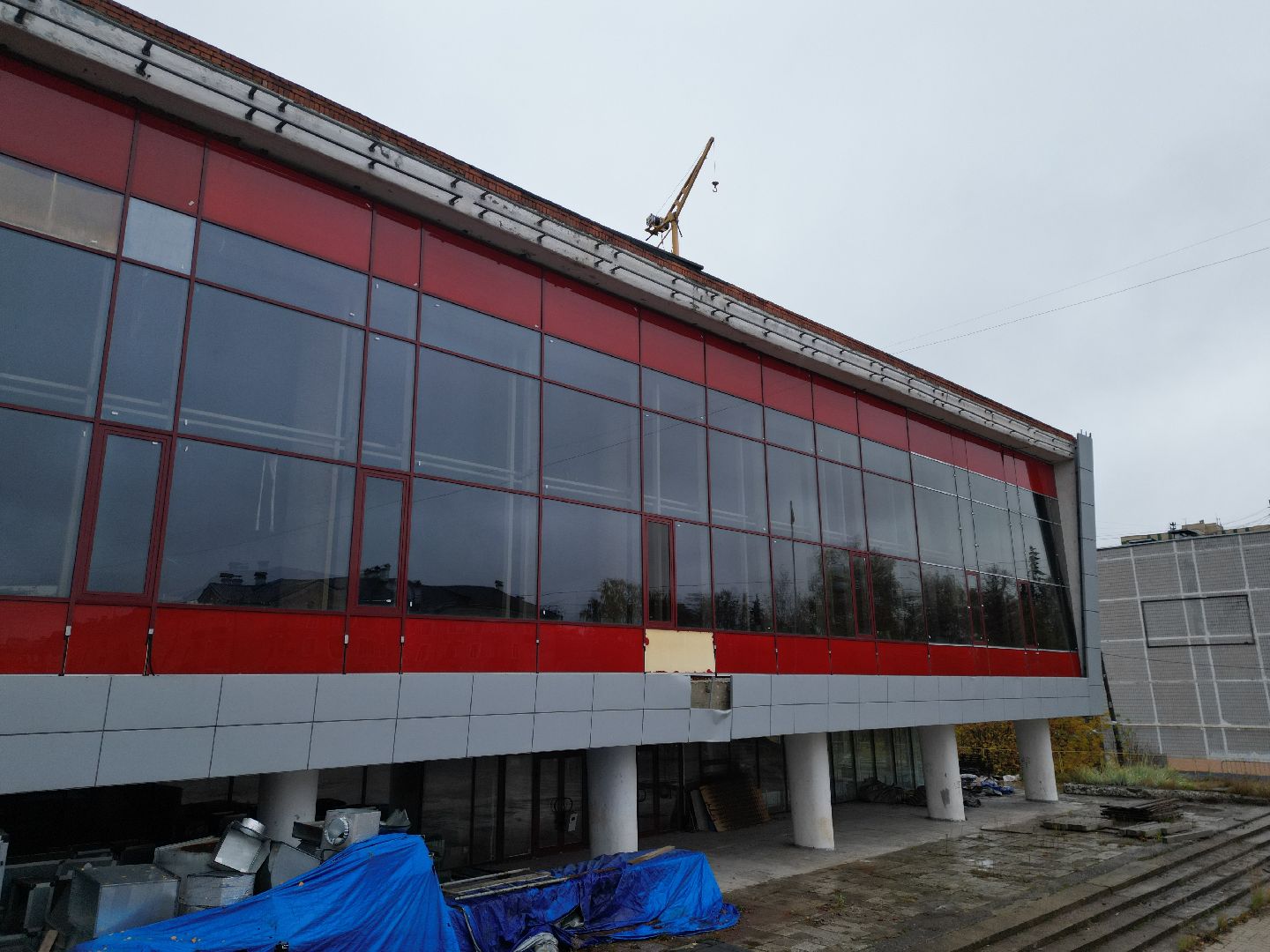 видео с коптера, дом культуры лосино-петровский,