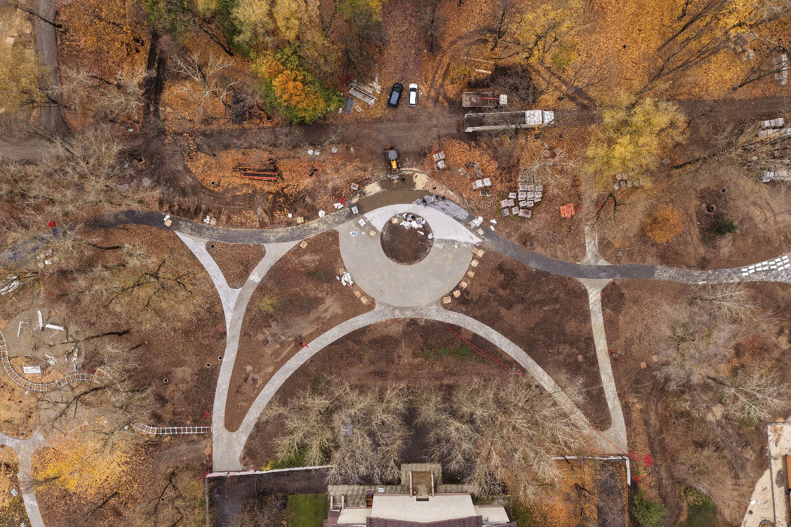 видео с коптера, центральный парк щелково, благоустройство щелково,