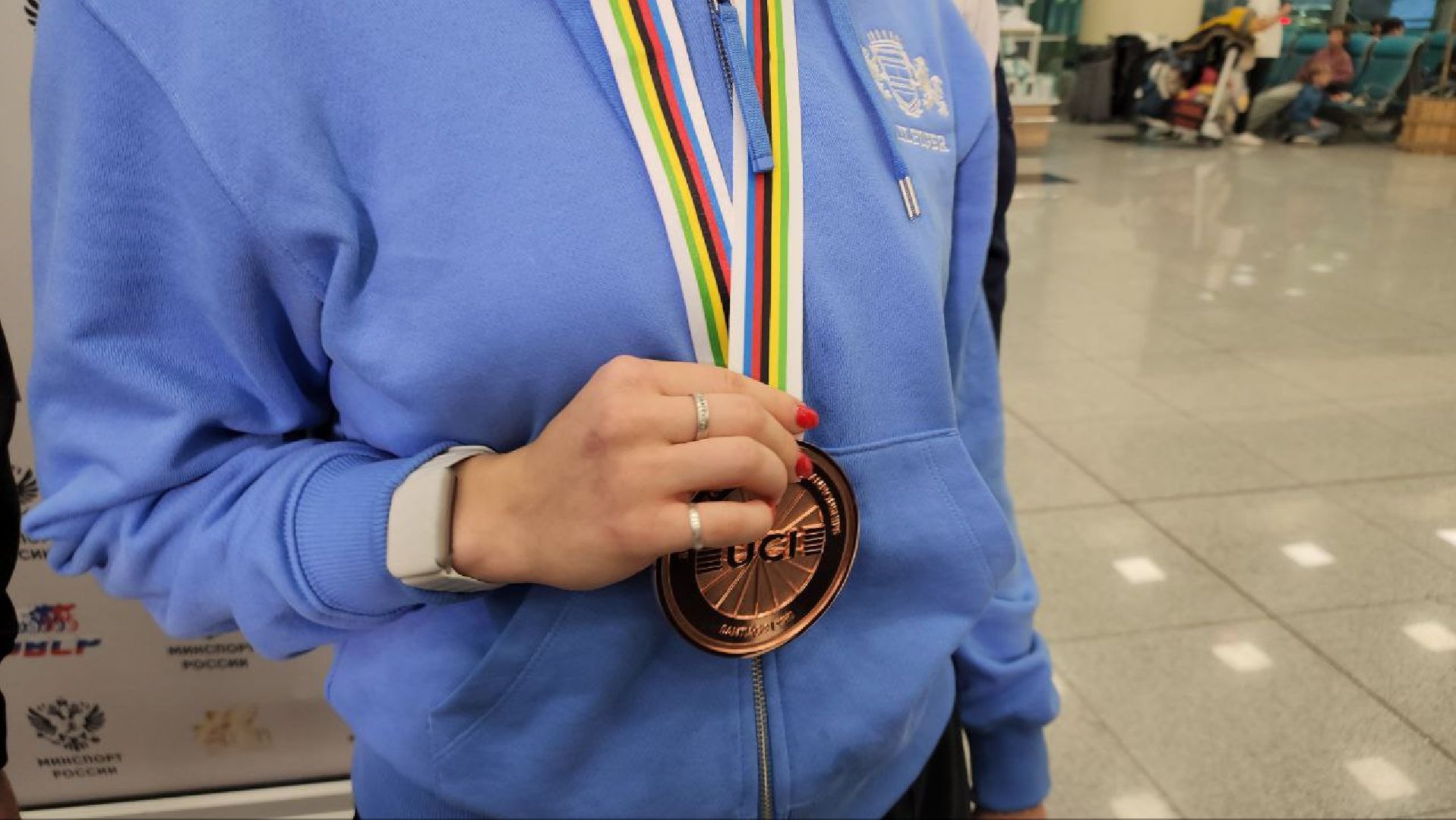 спорт, аэропорт домодедово, велогонка, чемпионат мира,