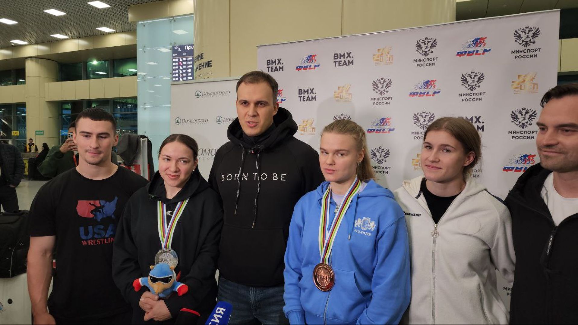 спорт, аэропорт домодедово, велогонка, чемпионат мира,