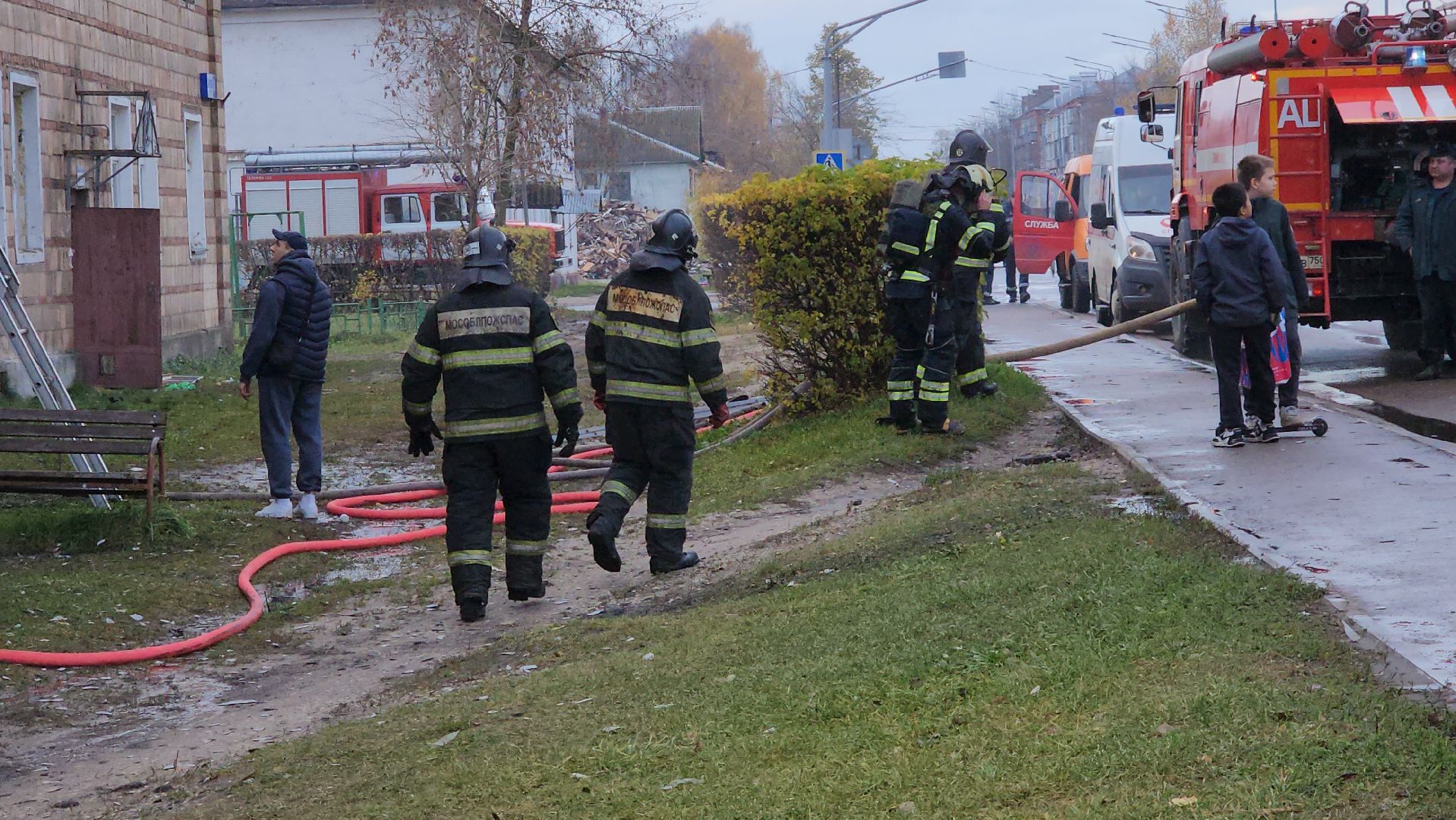 пожар, возгорание,  чп, старая купавна, богородский городской округ,