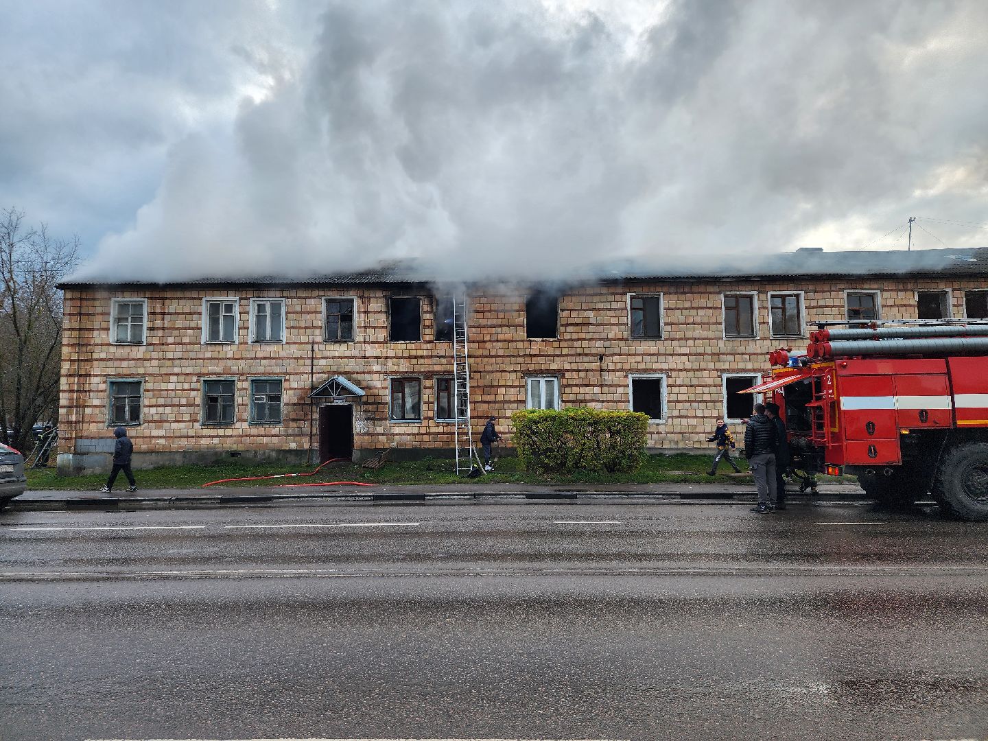 пожар, возгорание,  чп, старая купавна, богородский городской округ,