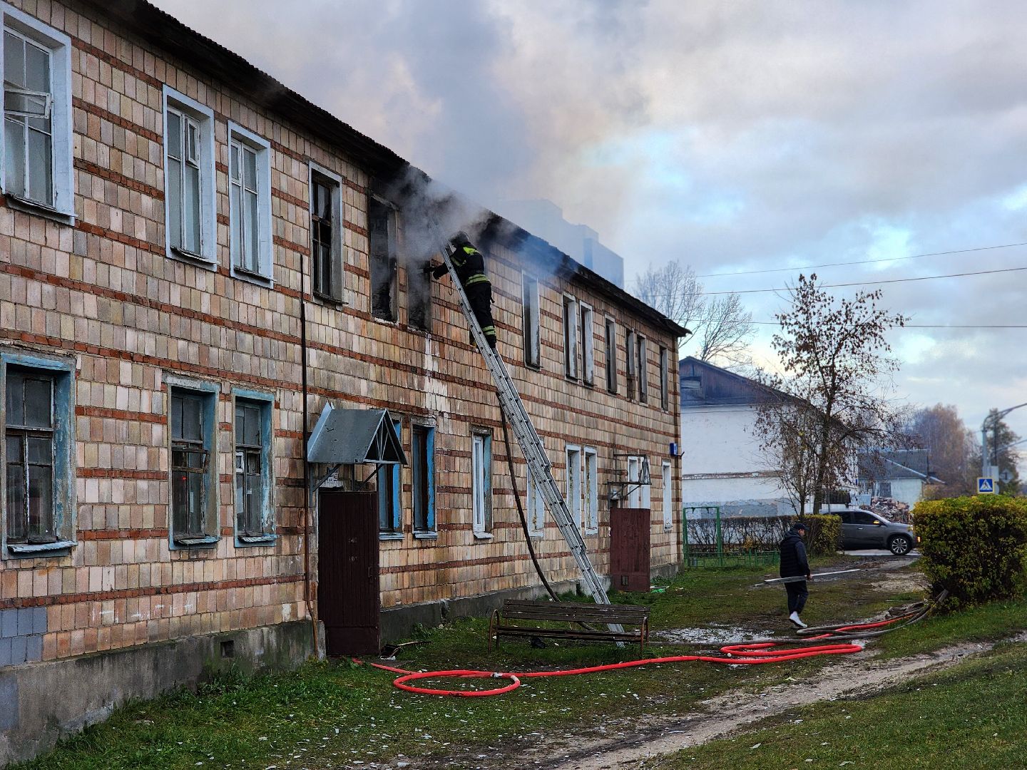 пожар, возгорание,  чп, старая купавна, богородский городской округ,