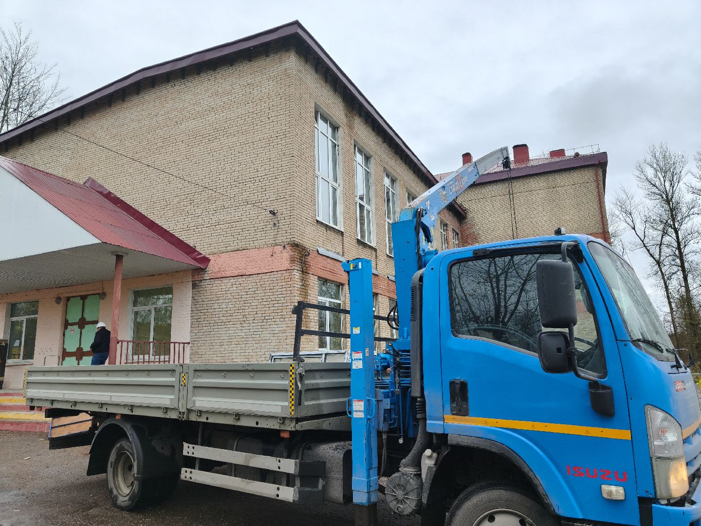 одинцовский округ, часцы, ремонт школы,