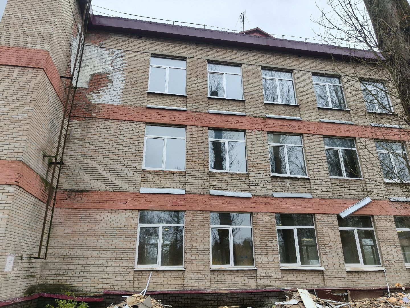 одинцовский округ, часцы, ремонт школы,