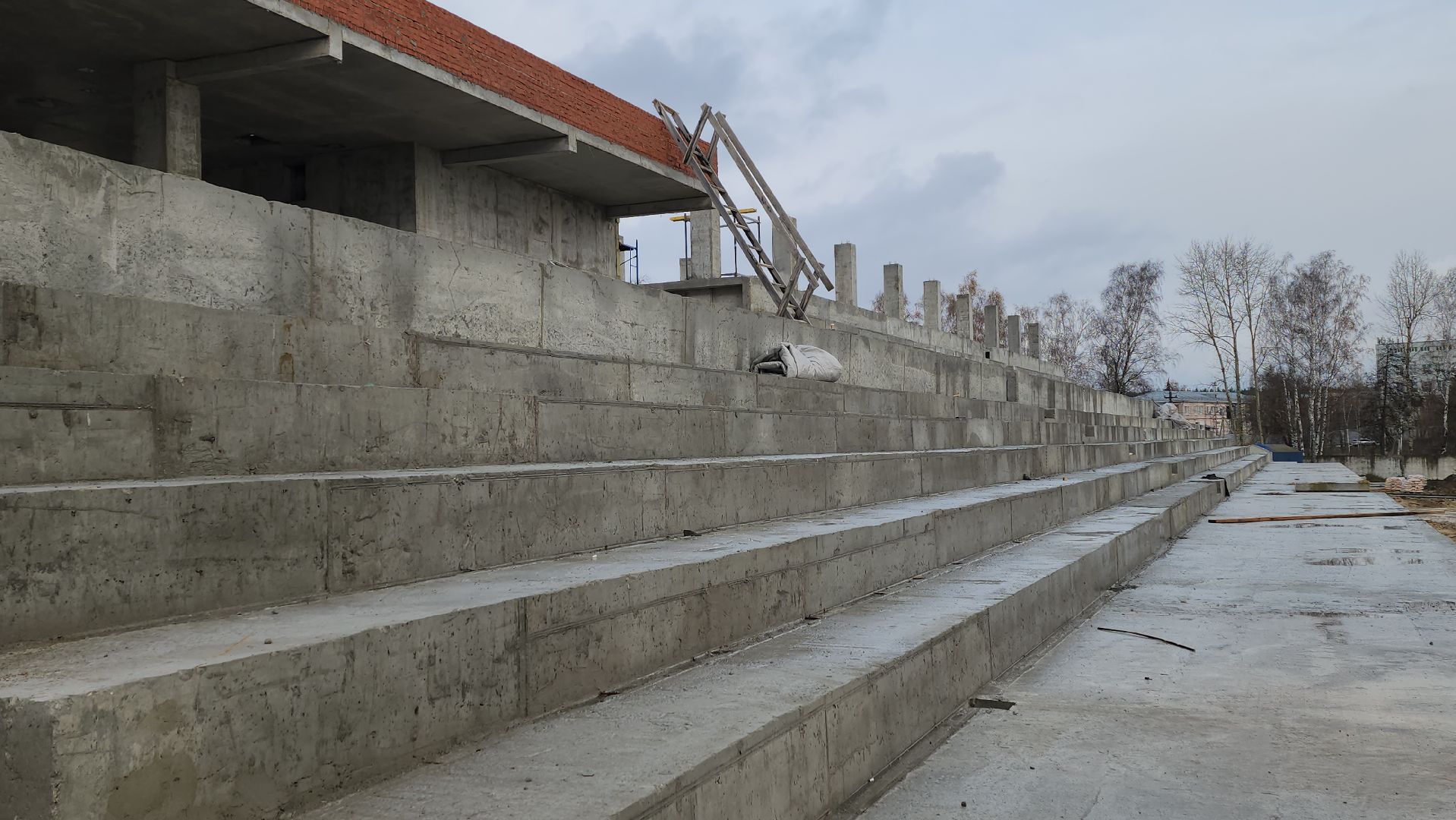 луховицы, стадион спартак, строительство, реконструкция стадиона,