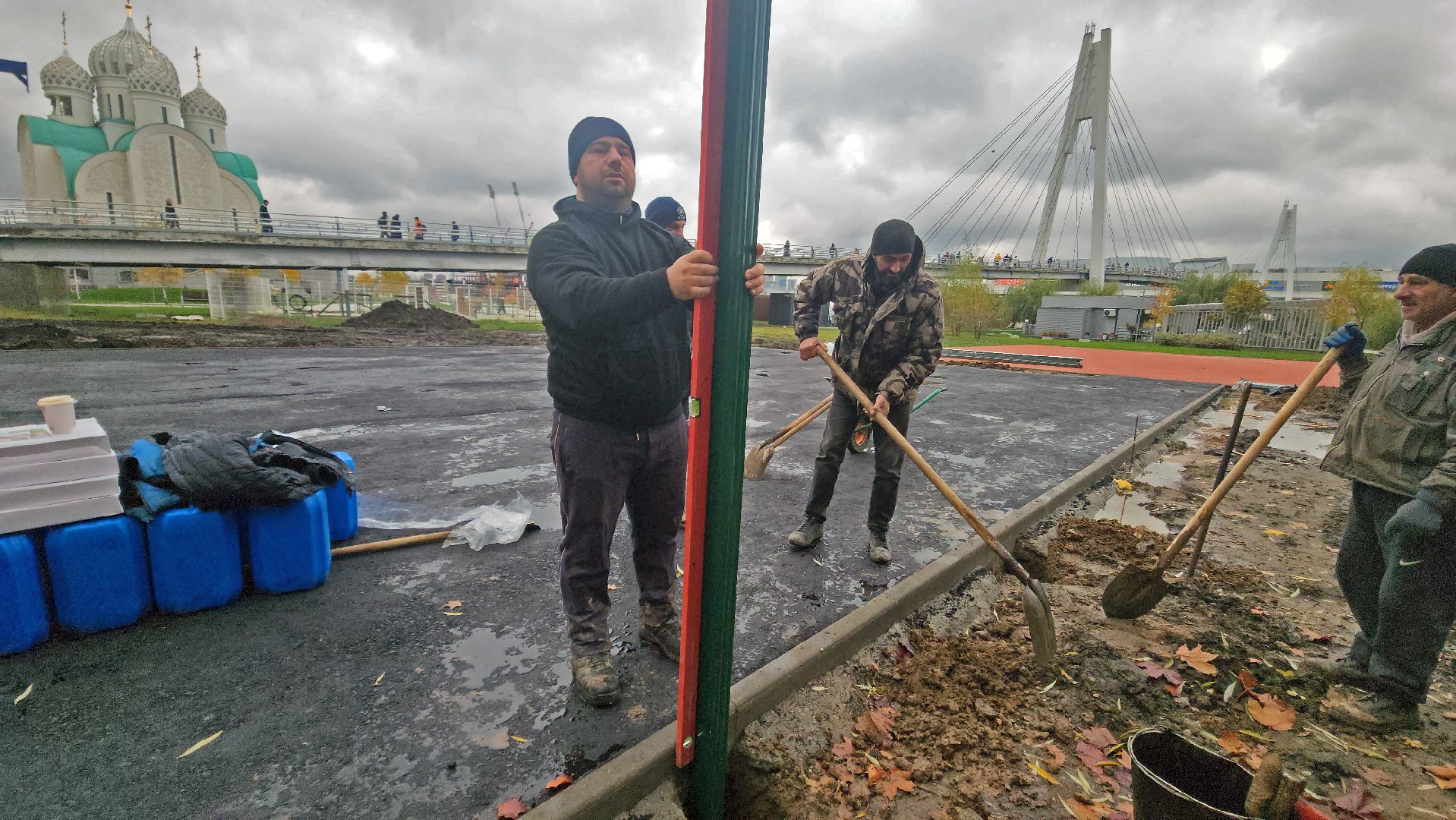 благоустройство, спортивная площадка, павшинская пойма,