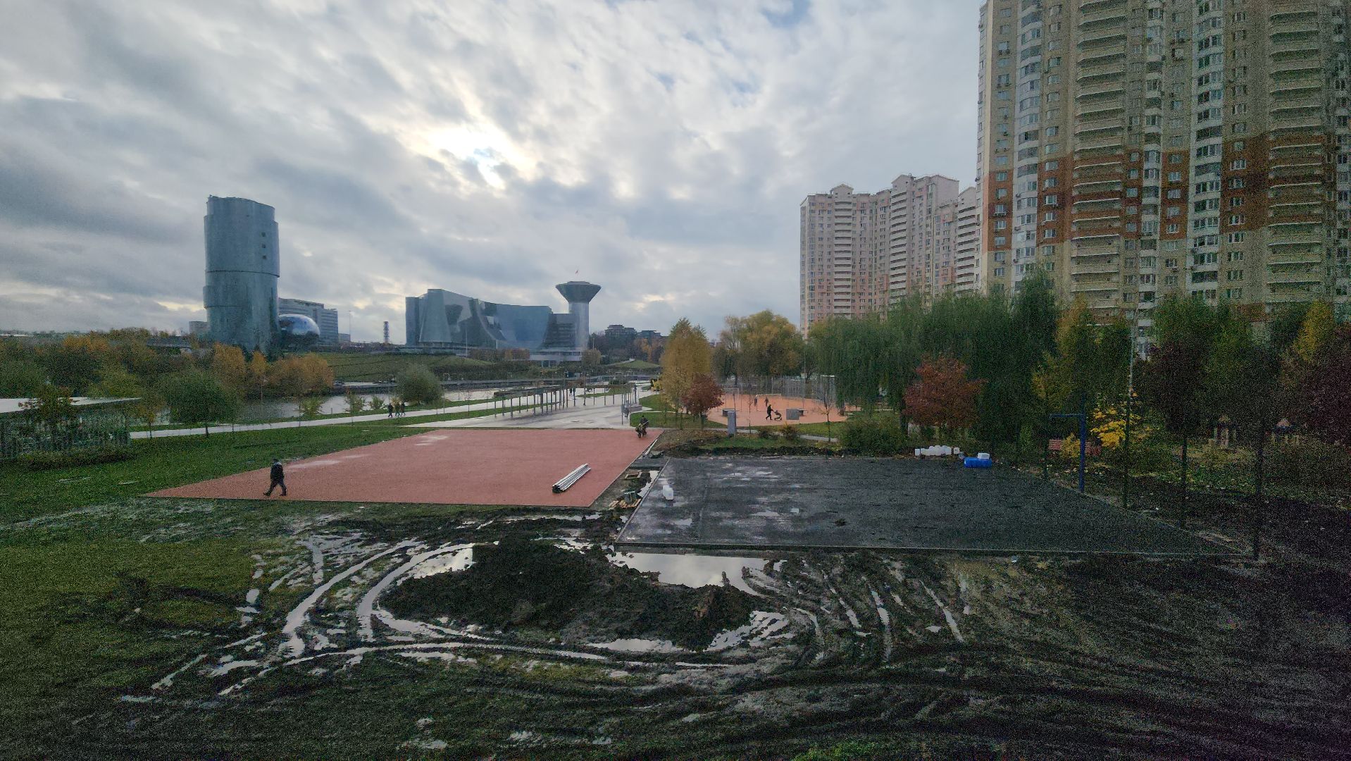 благоустройство, спортивная площадка, павшинская пойма,