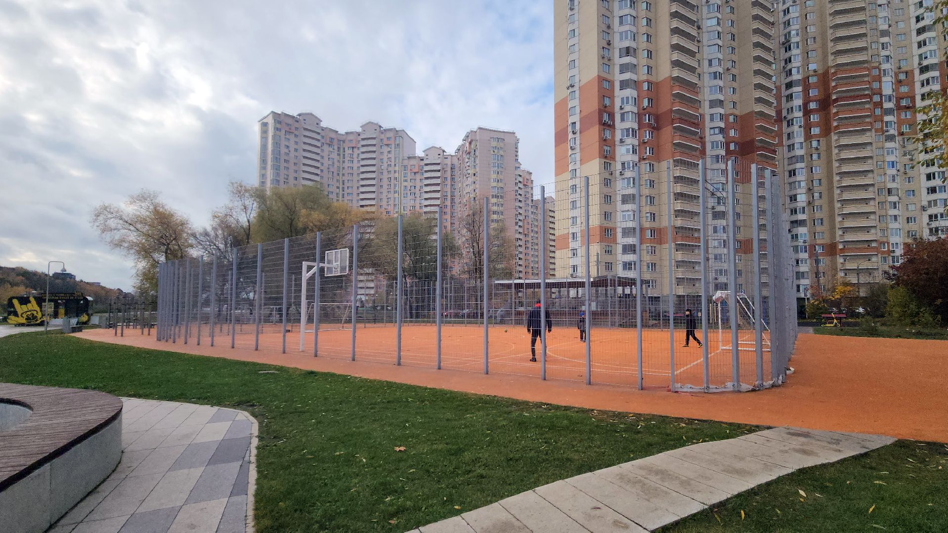 благоустройство, спортивная площадка, павшинская пойма,