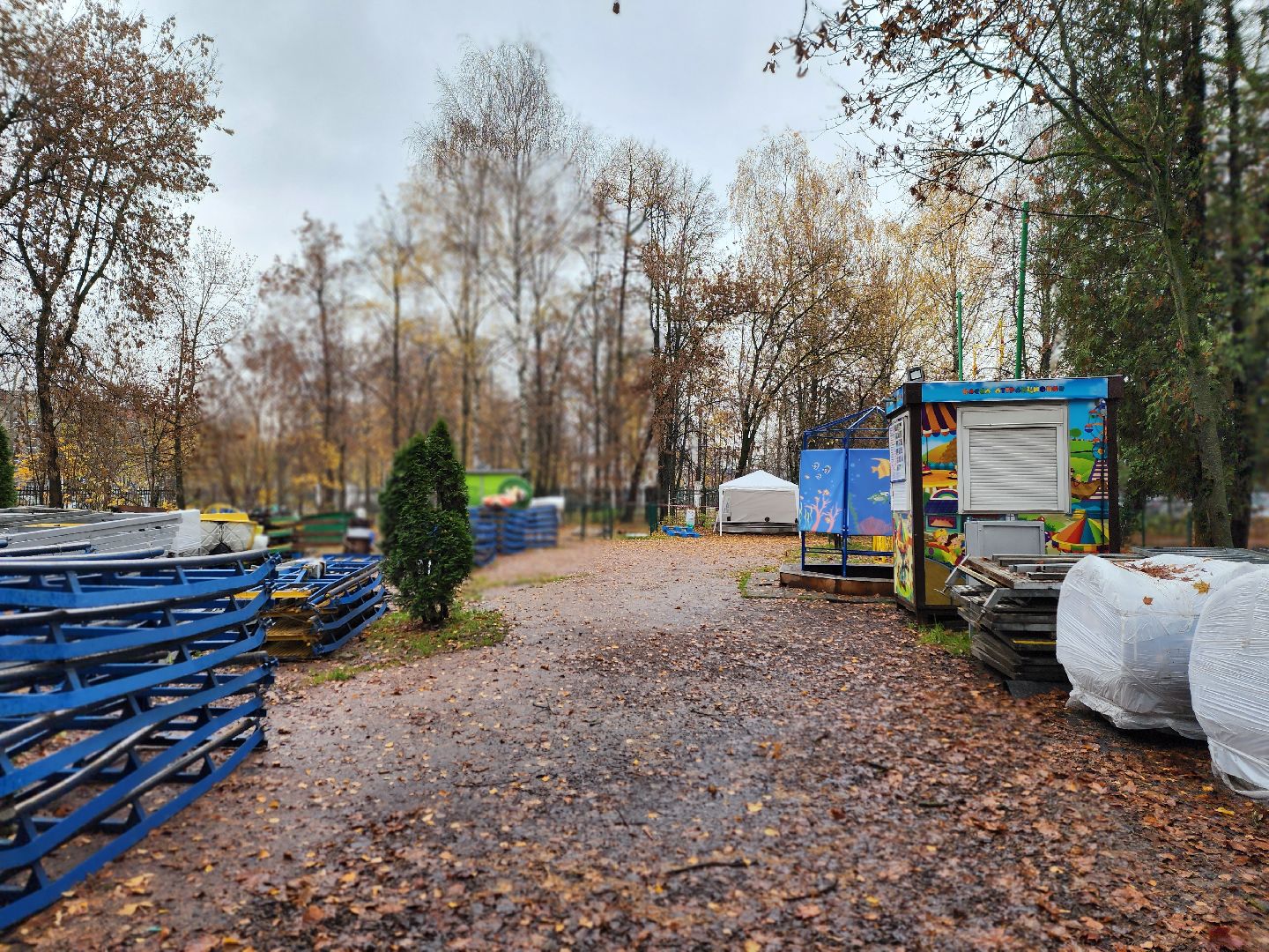 королёв, центральный городской парк в королеве ,  аттракционы, сезон развлечений 2025,