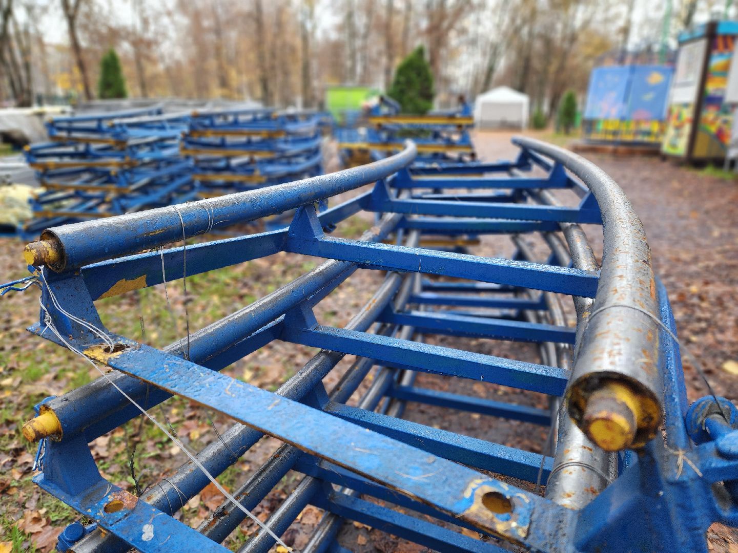 королёв, центральный городской парк в королеве ,  аттракционы, сезон развлечений 2025,