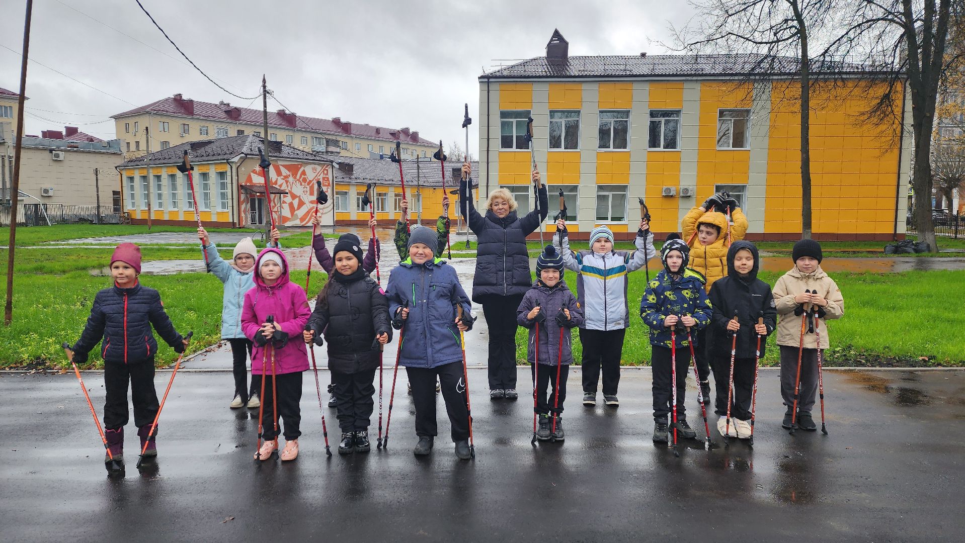 клин, лицей им менделеева, скандинавская ходьба, туризм, краеведение ,