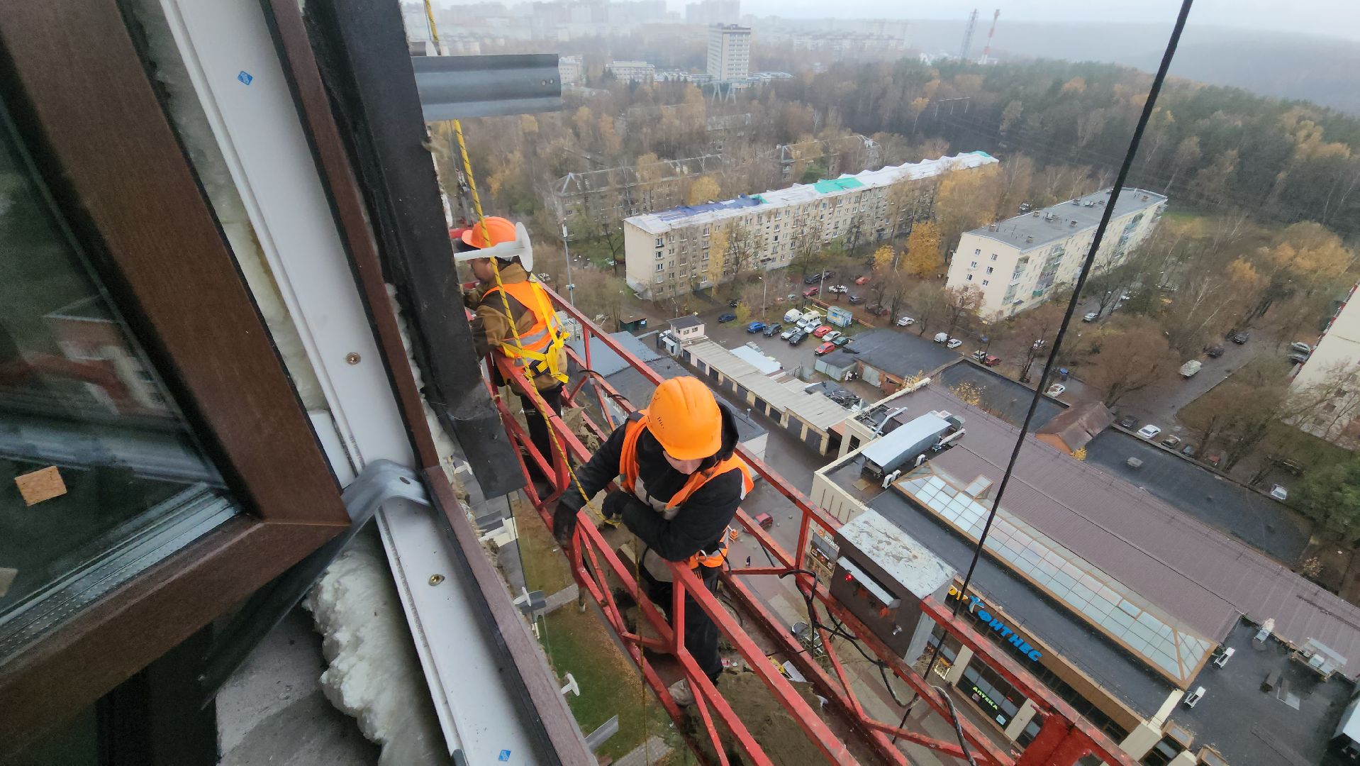 прилет, красногорск, ремонт фасада,