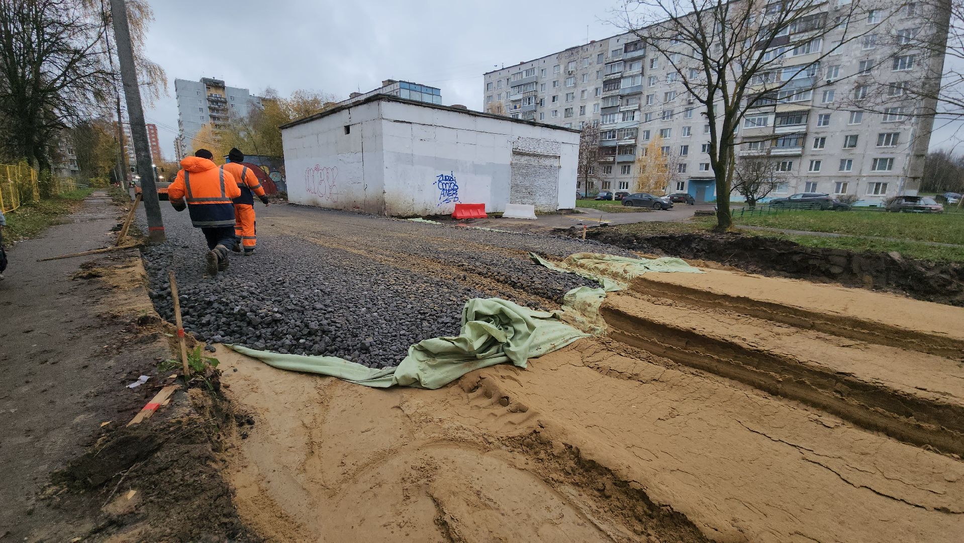 Ремонт дороги, Лобня, Асфальтирование ,