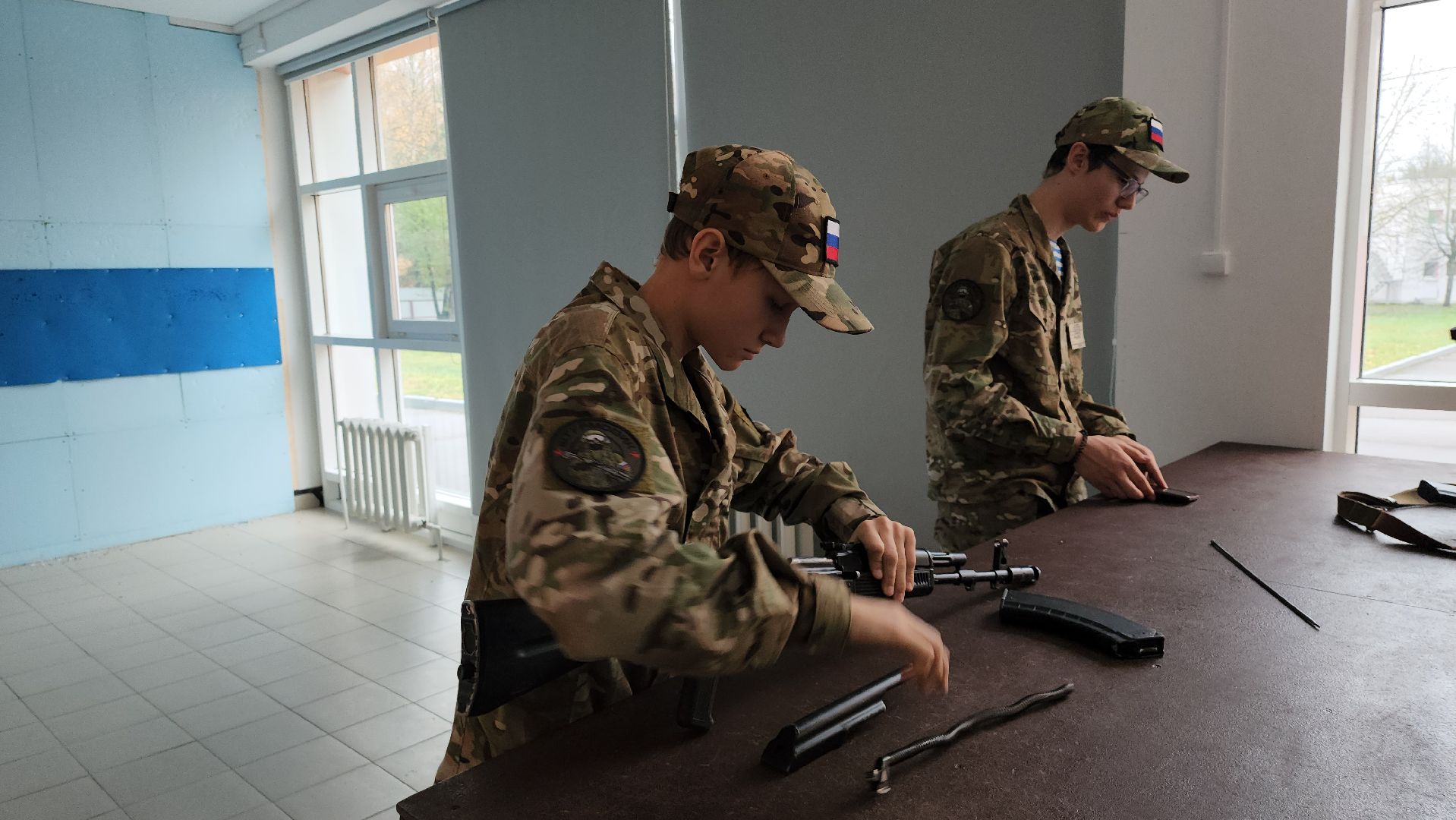 юнармеец, щёлково, молодежный форум, сборка автомата,