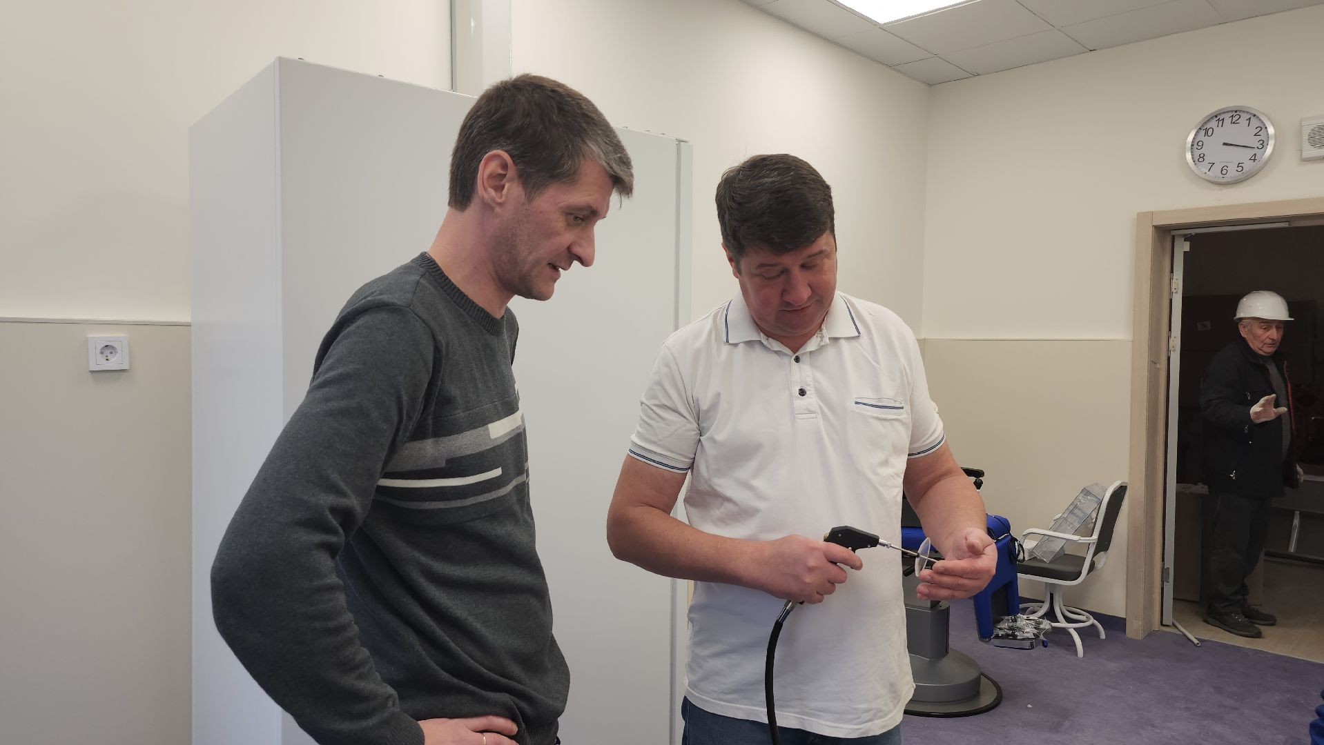 Люберцы, строительство, новая поликлиника, лор-врач, лор-комбайн, новое оборудование,