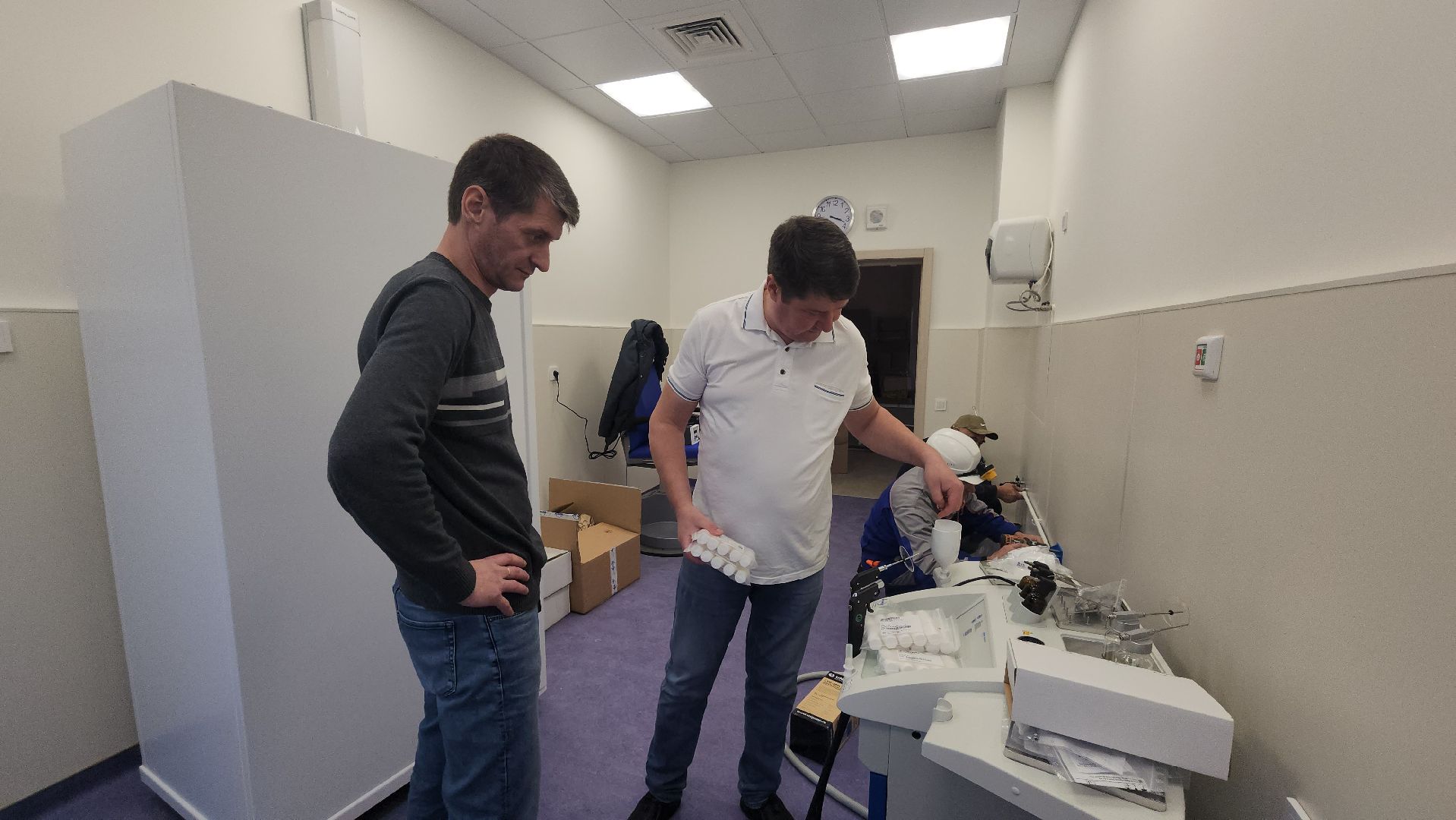 Люберцы, строительство, новая поликлиника, лор-врач, лор-комбайн, новое оборудование,