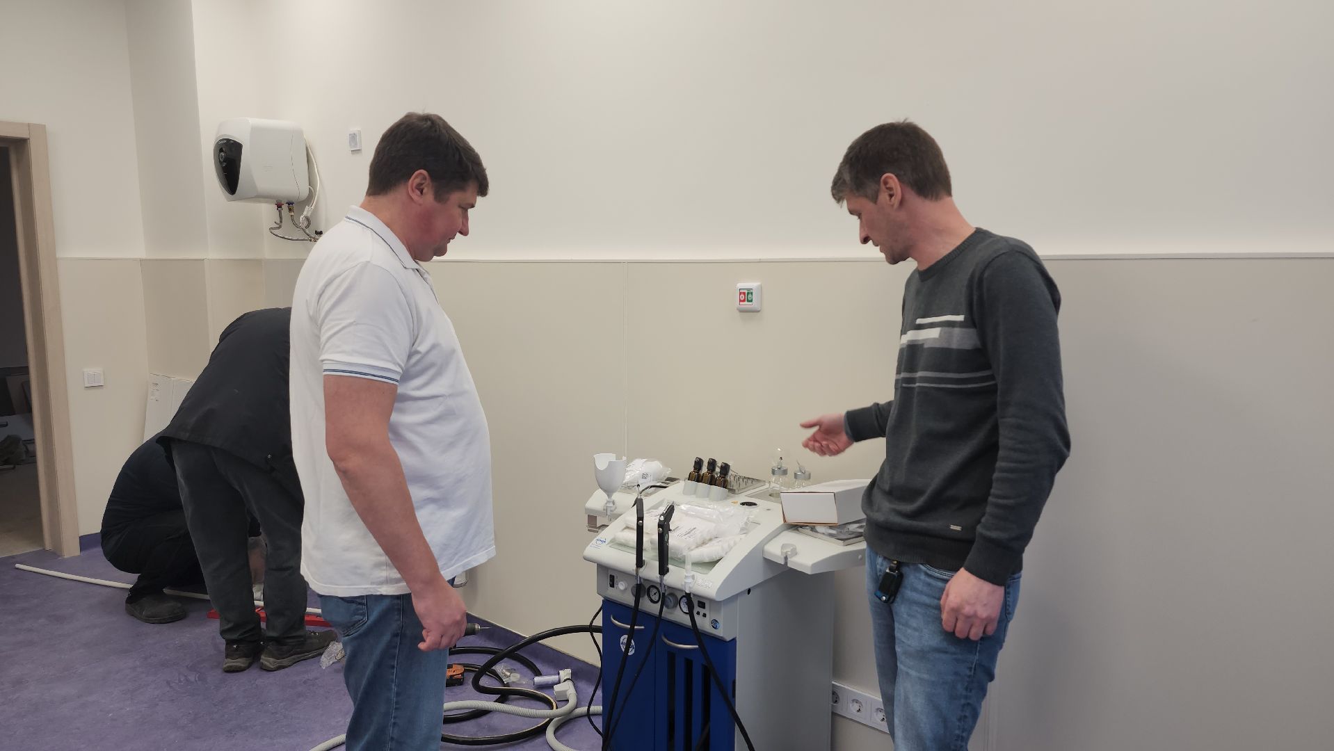 Люберцы, строительство, новая поликлиника, лор-врач, лор-комбайн, новое оборудование,