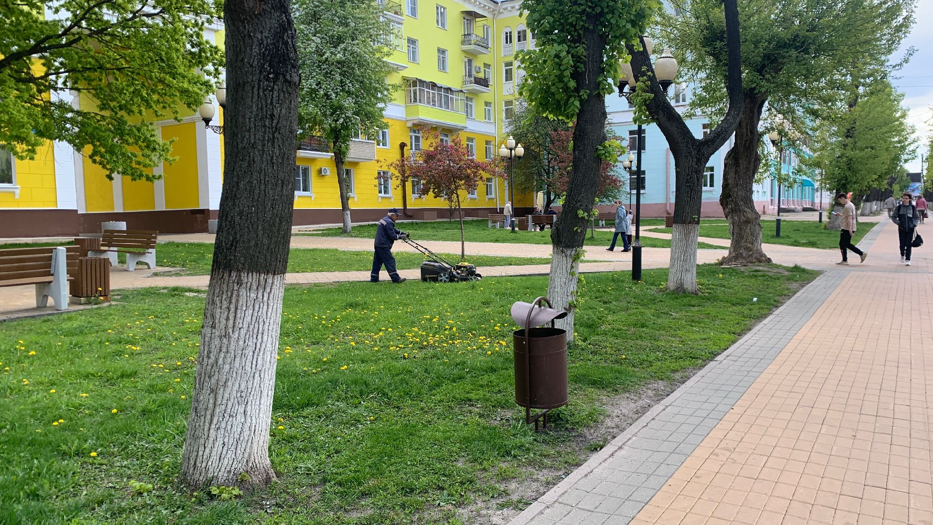 Ступино, газоны, благоустройство