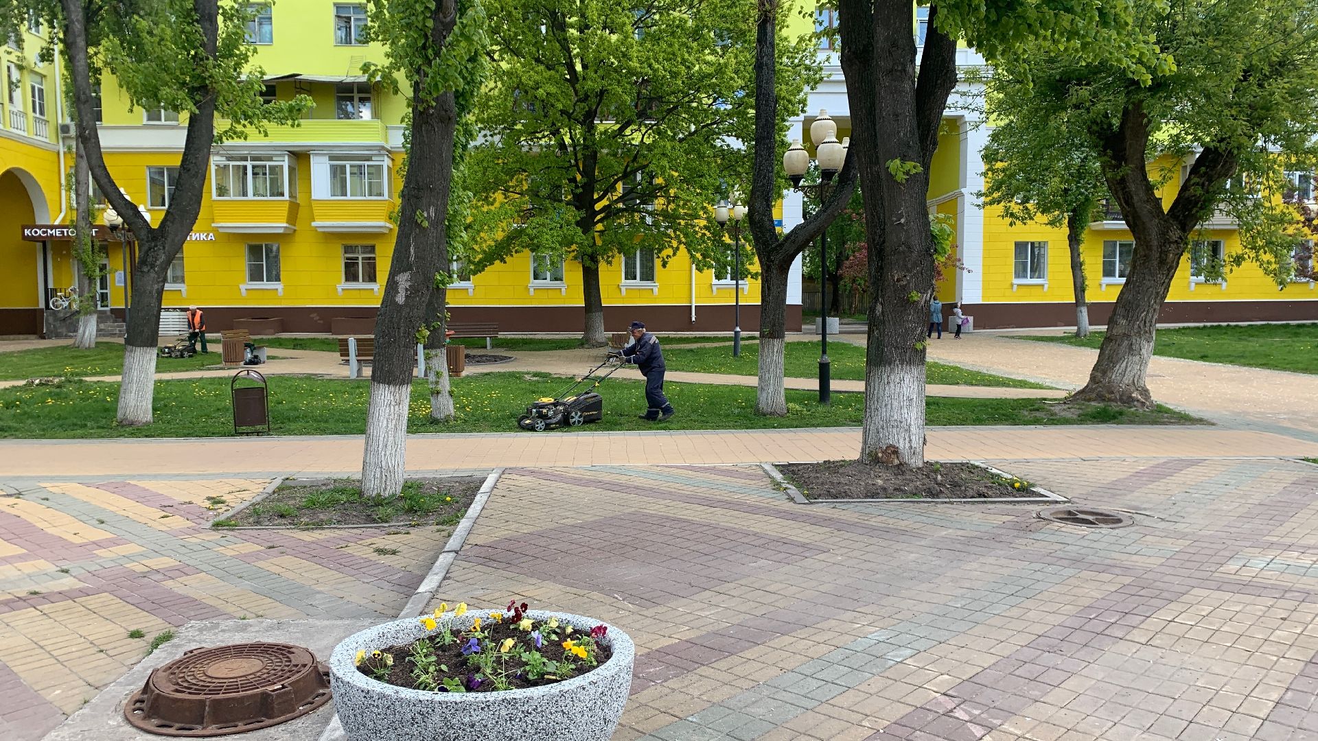 Ступино, газоны, благоустройство